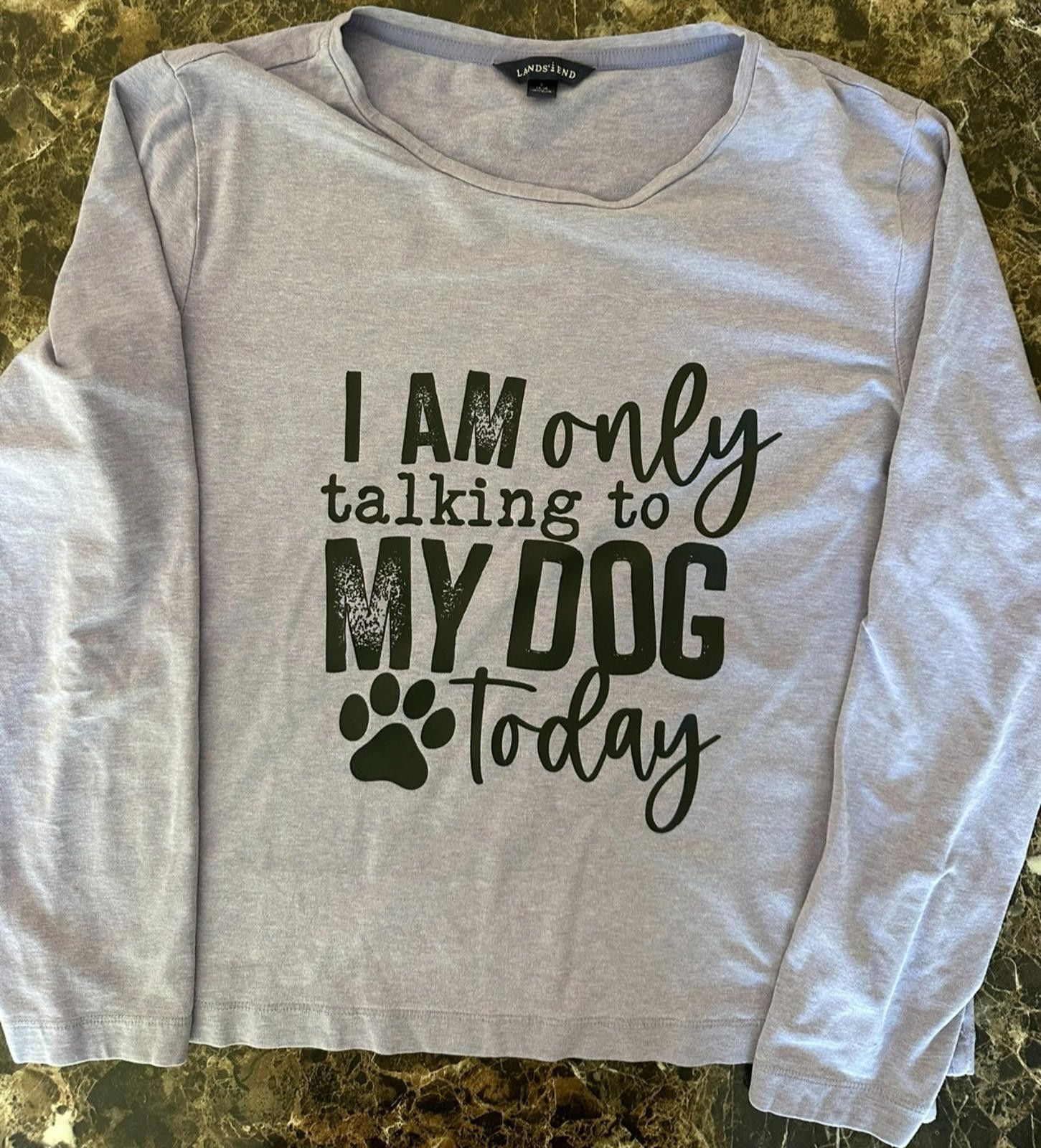 The Unbranded Brand Womens Large Dog Humor Tee Size L / US 10 / IT 46 - 1 Thumbnail