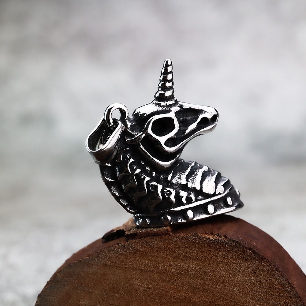 Jewelry × Vintage Unicorn Viking Necklace Size ONE SIZE - 4 Thumbnail