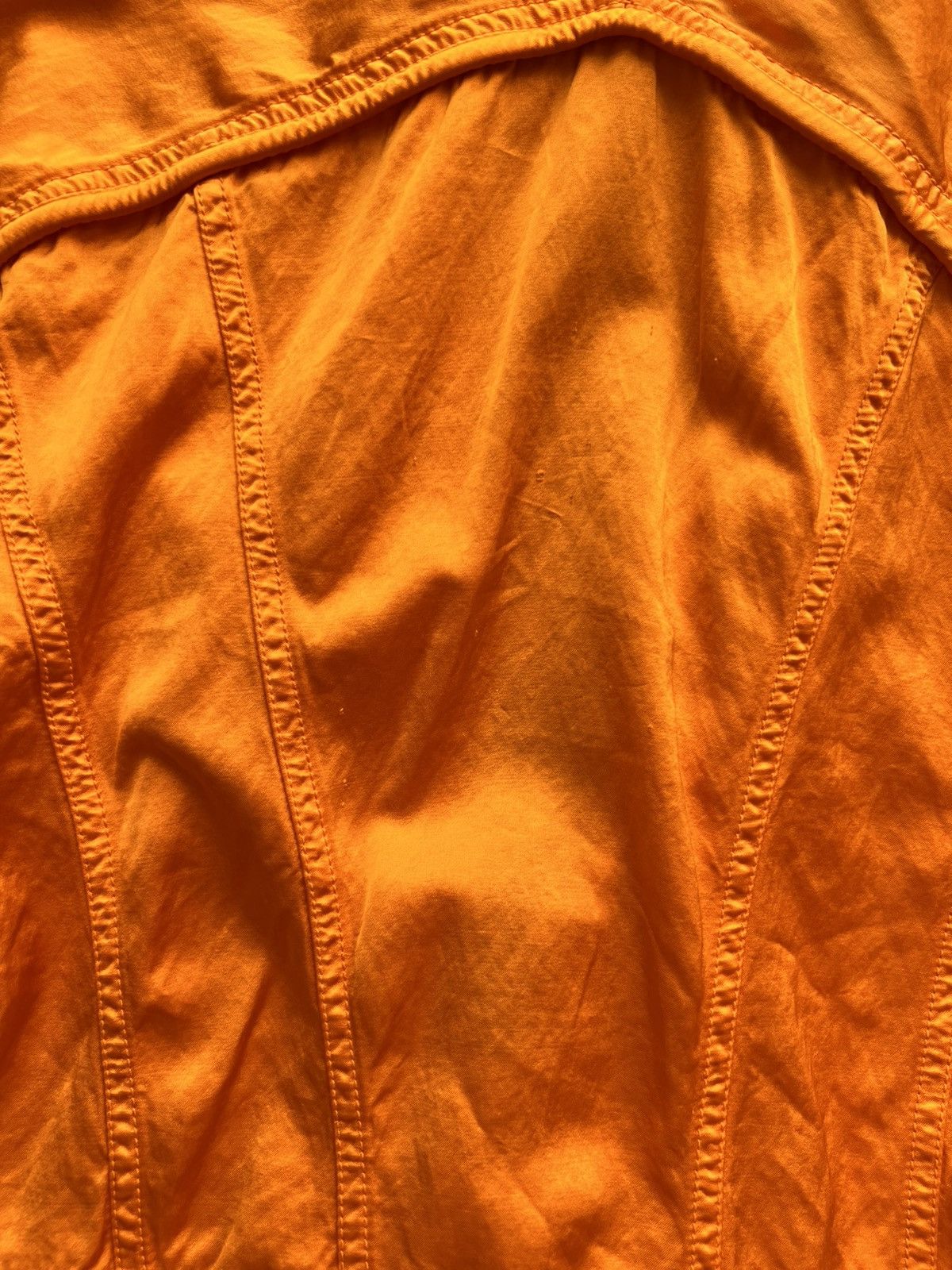 Bottega Veneta XS -S Bottega Veneta Fluid Satin Parka Dress Orange 36 shirt Size XS / US 0-2 / IT 36-38 - 19 Thumbnail