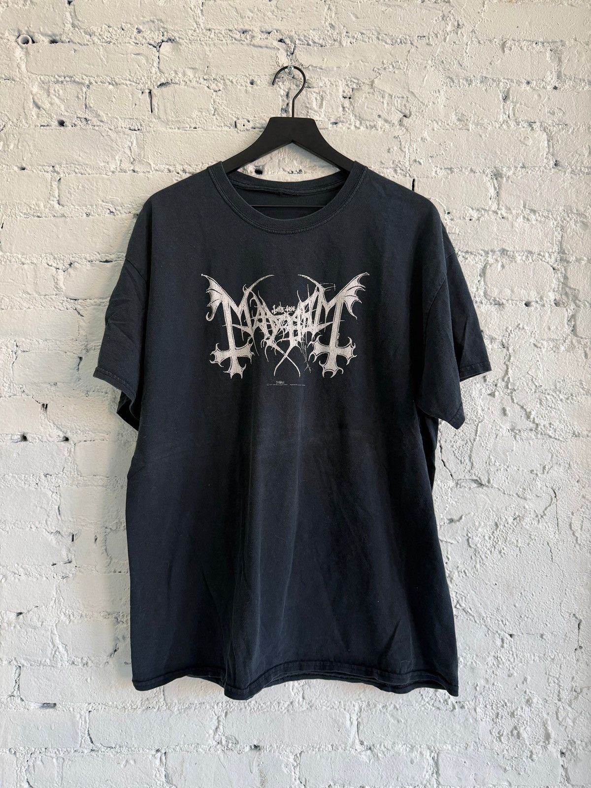 Vintage 1997 MAYHEM ‘LEGION NORGE’ TEE Size US XL / EU 56 / 4 - 1 Thumbnail