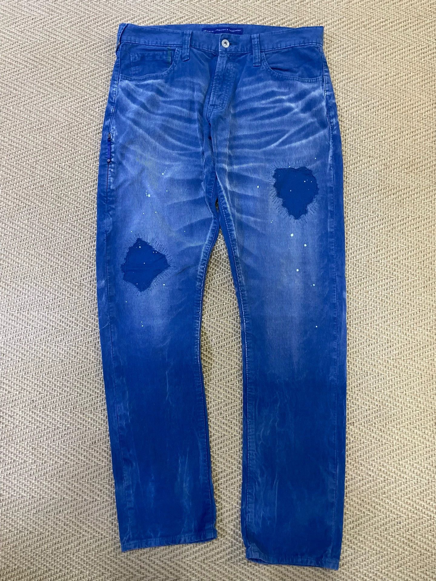Vanquish VANQUISH & FRAGMENT DENIM Cords Blue Washed W34 Size US 34 / EU 50 - 1 Thumbnail