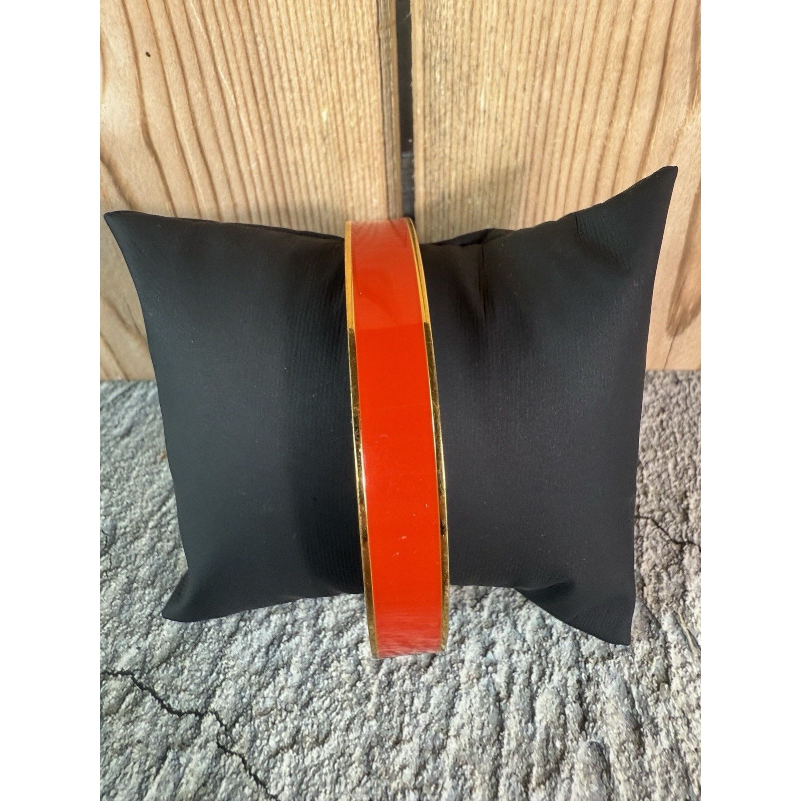 Kate Spade EUC Kate Spade Red Enamel Red Letter Day Gold Plated Bangle Size ONE SIZE - 5 Thumbnail