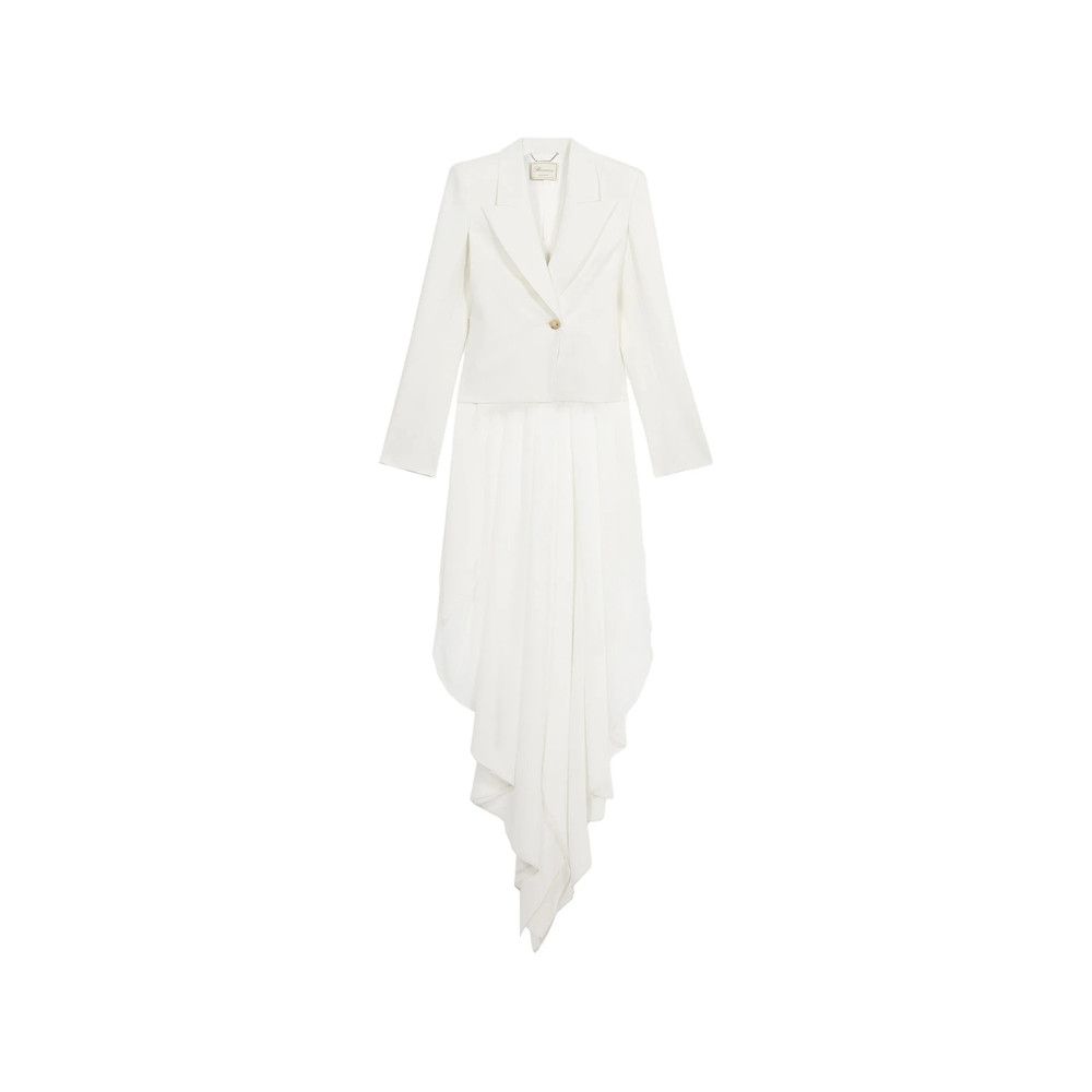 Blumarine Blumarine WHITE Jackets - Blazers Size S / US 4 / IT 40 - 1 Thumbnail