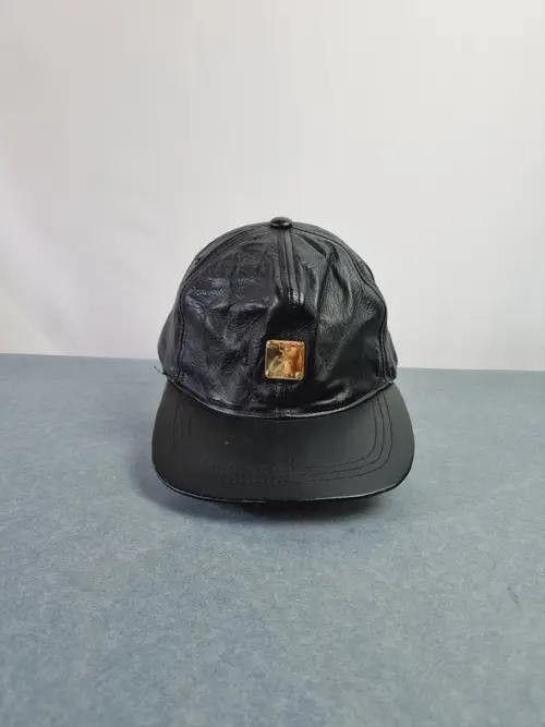 Genuine Leather × Leather × MCM Rare MCM Leather Cap Vintage Size ONE SIZE - 2 Thumbnail