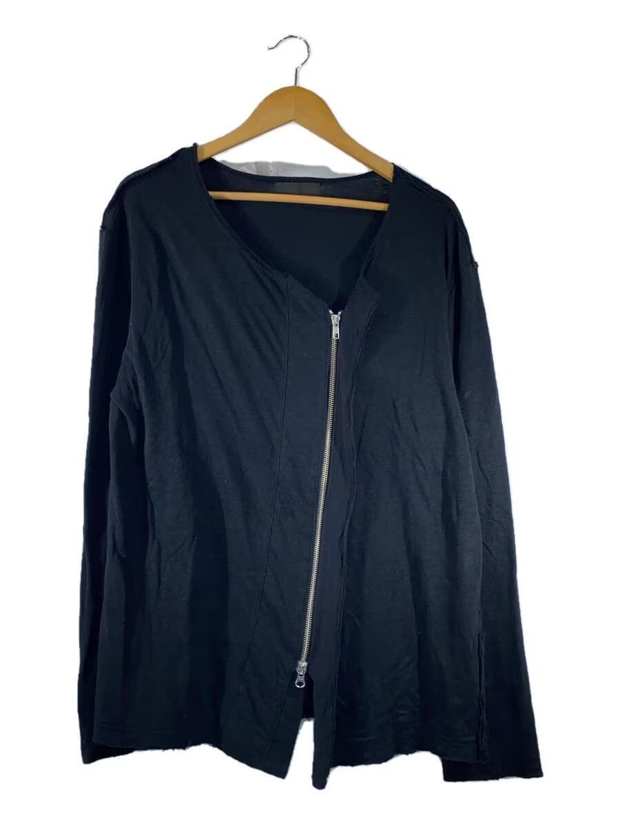 トップス Y's linen knit cardigan Y's × Yohji Yamamoto Aymstetrical Double Zip Linen Knit