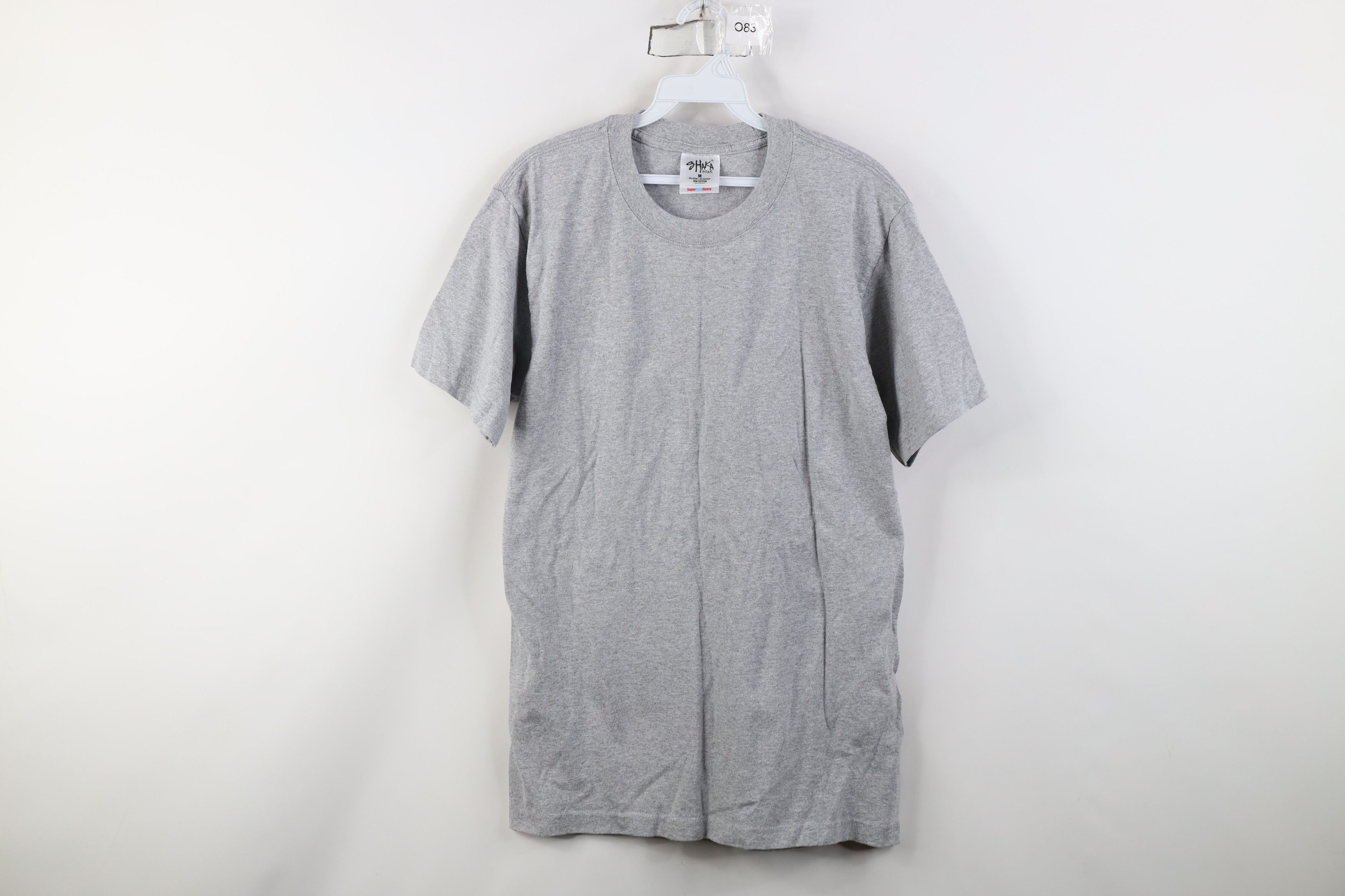 Vintage Vintage Y2K Streetwear Heavyweight T-Shirt Heather Gray Size US M / EU 48-50 / 2 - 1 Thumbnail