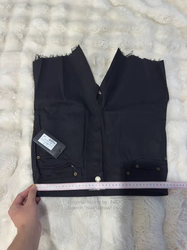 Saint Laurent Paris Saint Laurent Paris Pure Black Denim Shorts Size US 29 - 7 Thumbnail