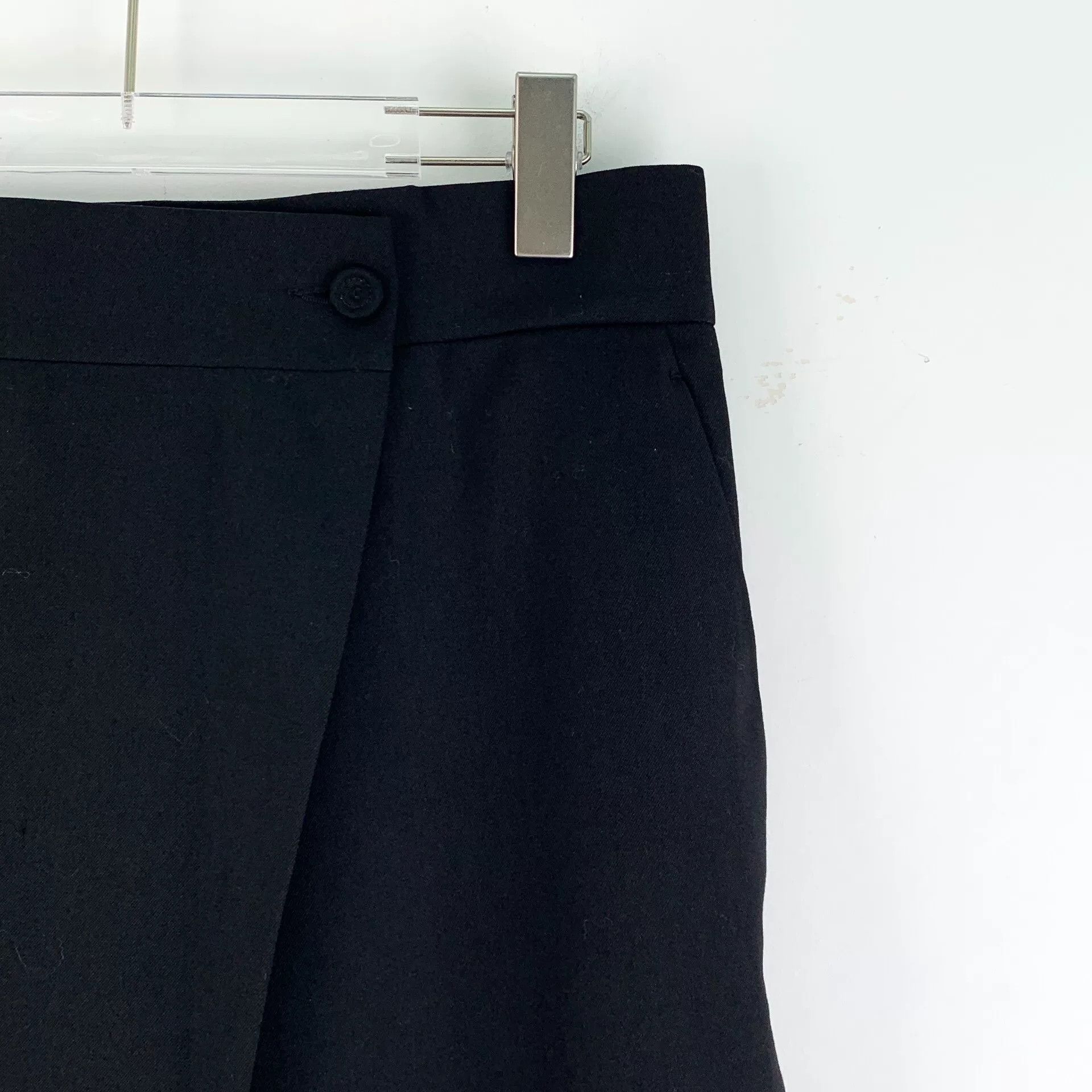Dior black wool casual pants by Dior Size US 32 / EU 48 - 3 Thumbnail