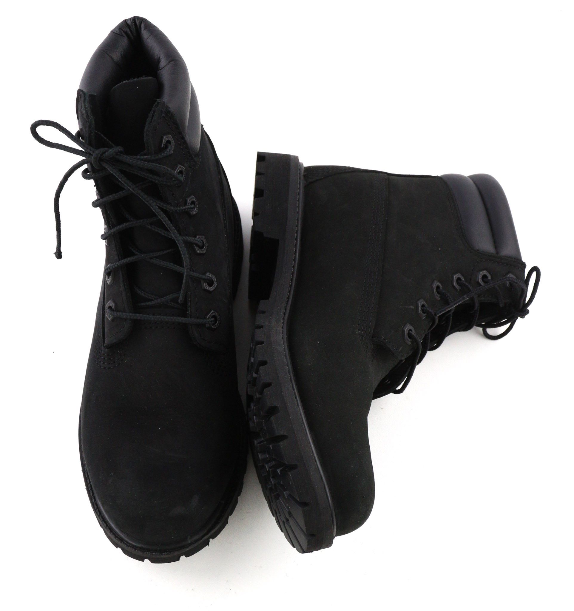 Timberland A15QY-A4498 EU38/38.5 Black Leather Boots Shoes 81157 Size US 7 / IT 37 - 6 Thumbnail