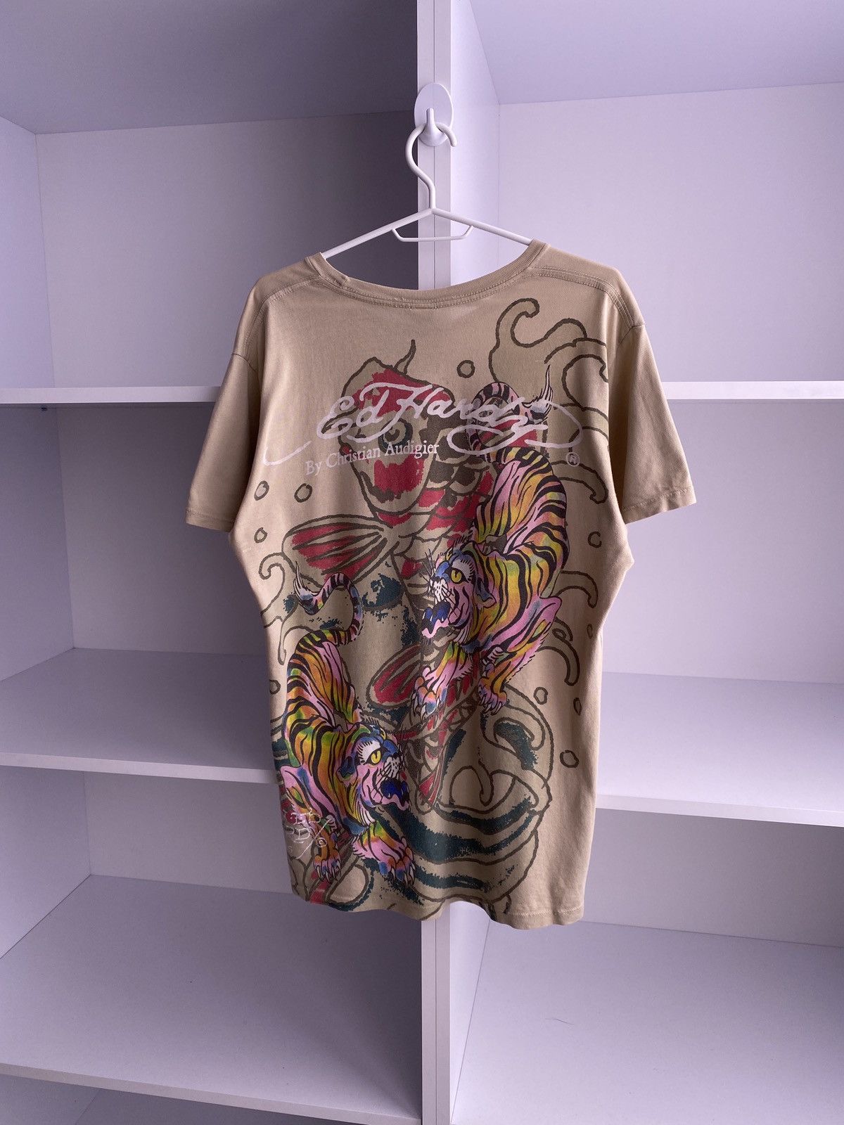 Ed Hardy × Vintage Vintage Ed Hardy Rare Y2k style tee Size US M / EU 48-50 / 2 - 8 Thumbnail