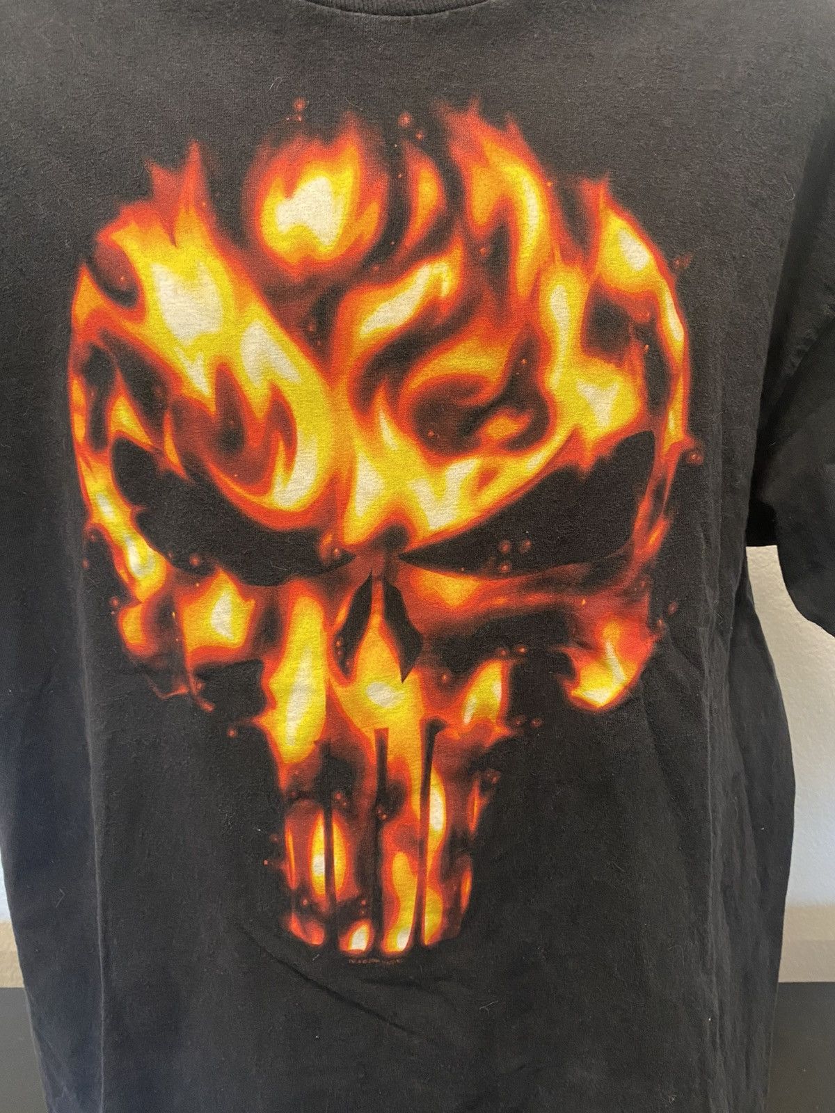 Marvel Comics The punisher flame skull marvel comics shirt Size US XL / EU 56 / 4 - 3 Thumbnail
