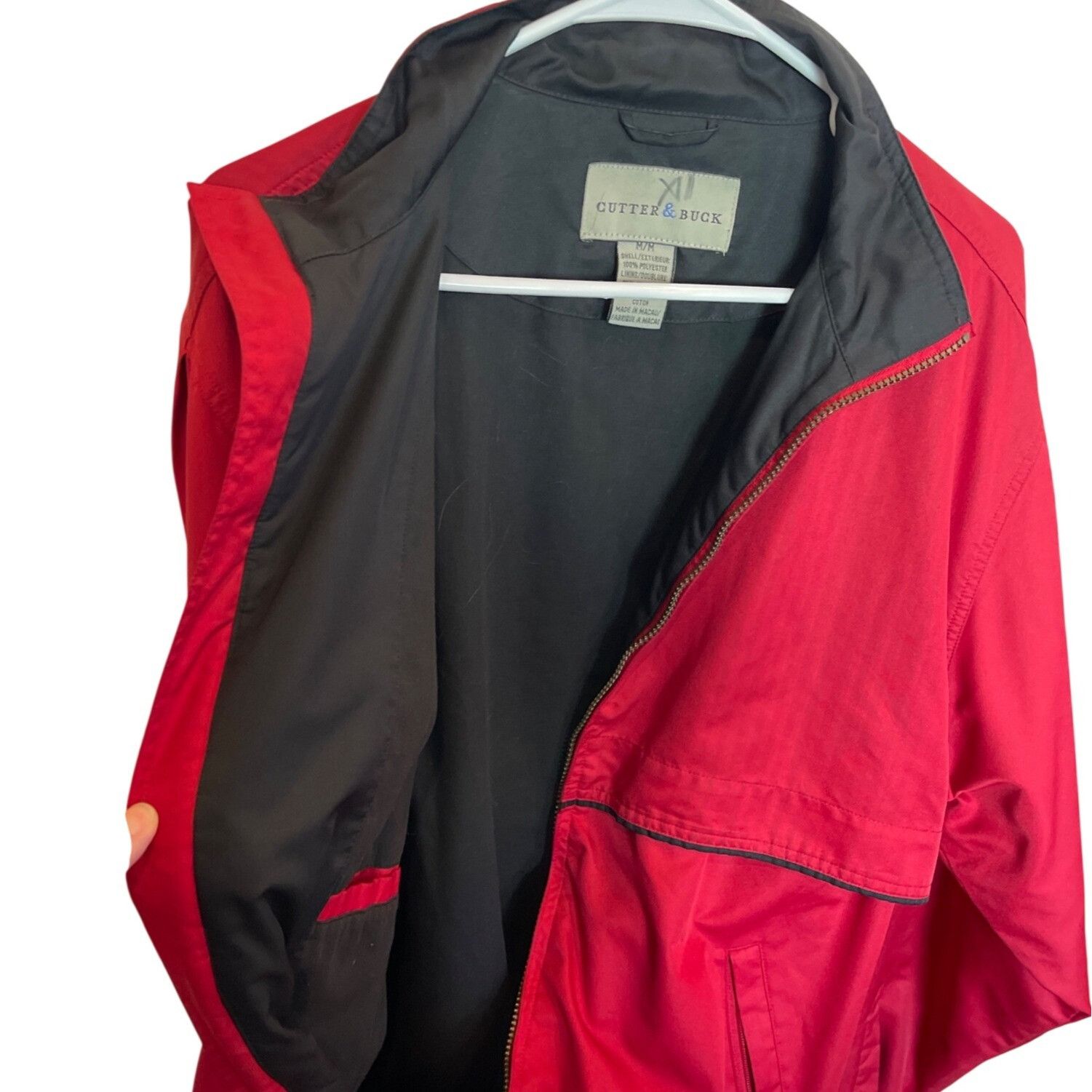Cutter & Buck Vintage Cutter & Buck Jacket Red Lightweight Casual Lined Me Size US M / EU 48-50 / 2 - 9 Thumbnail
