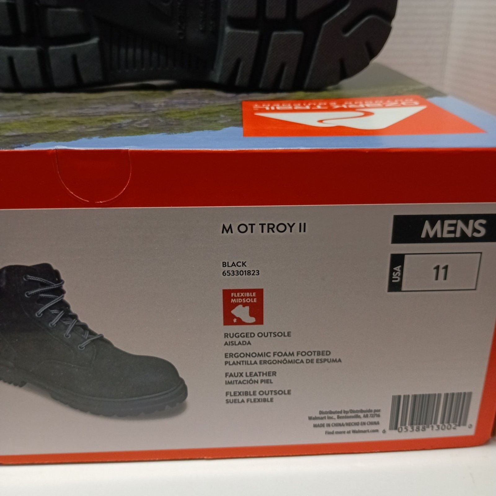 Other Ozark Trail New Size US 11 Men's Hiking Boots Troy II Black Size US 11 / EU 44 - 9 Thumbnail