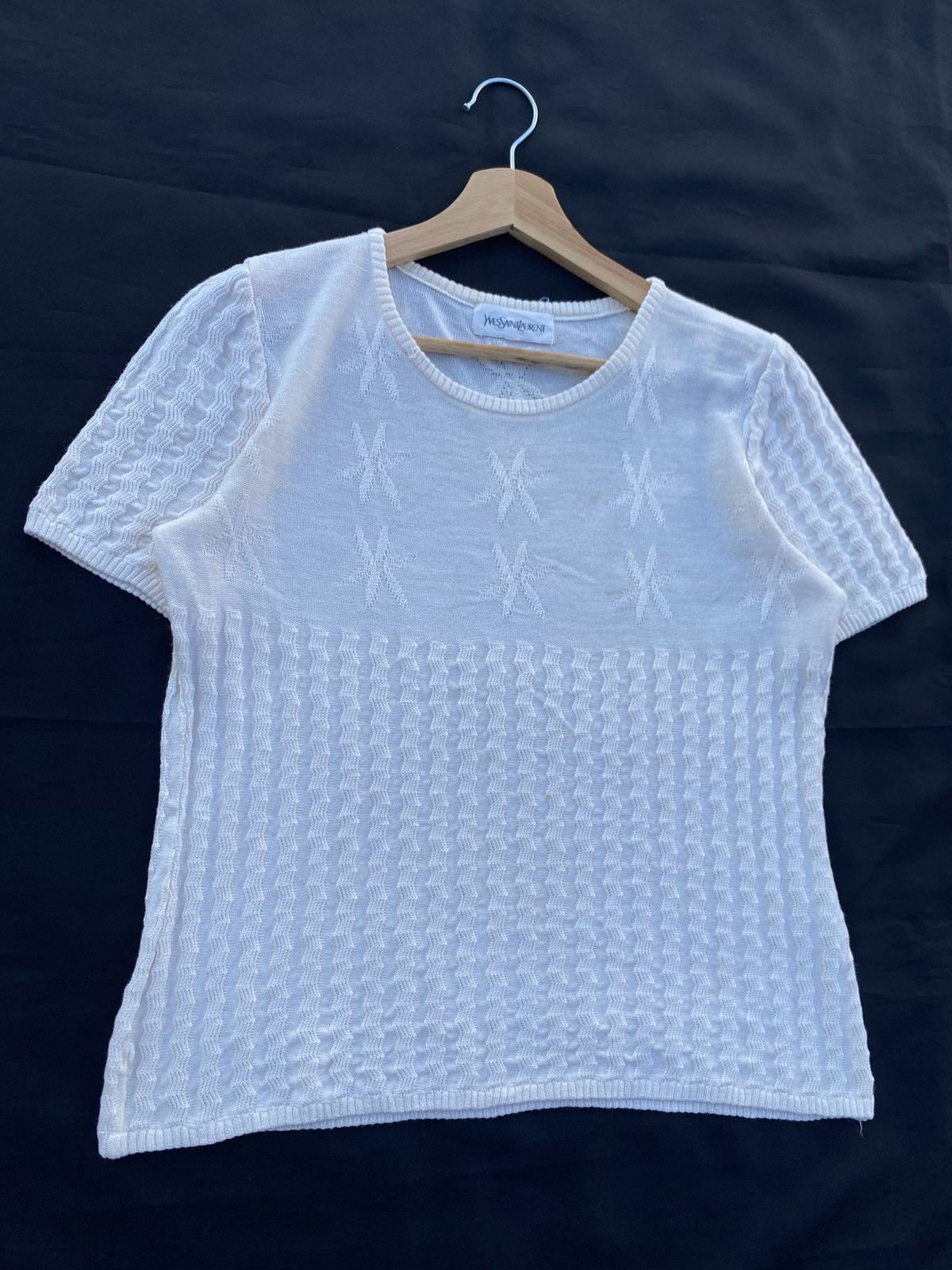 Yves Saint Laurent Rare Vintage Yves Saint Laurent YSL Knitted Sweater Size M / US 6-8 / IT 42-44 - 2 Thumbnail