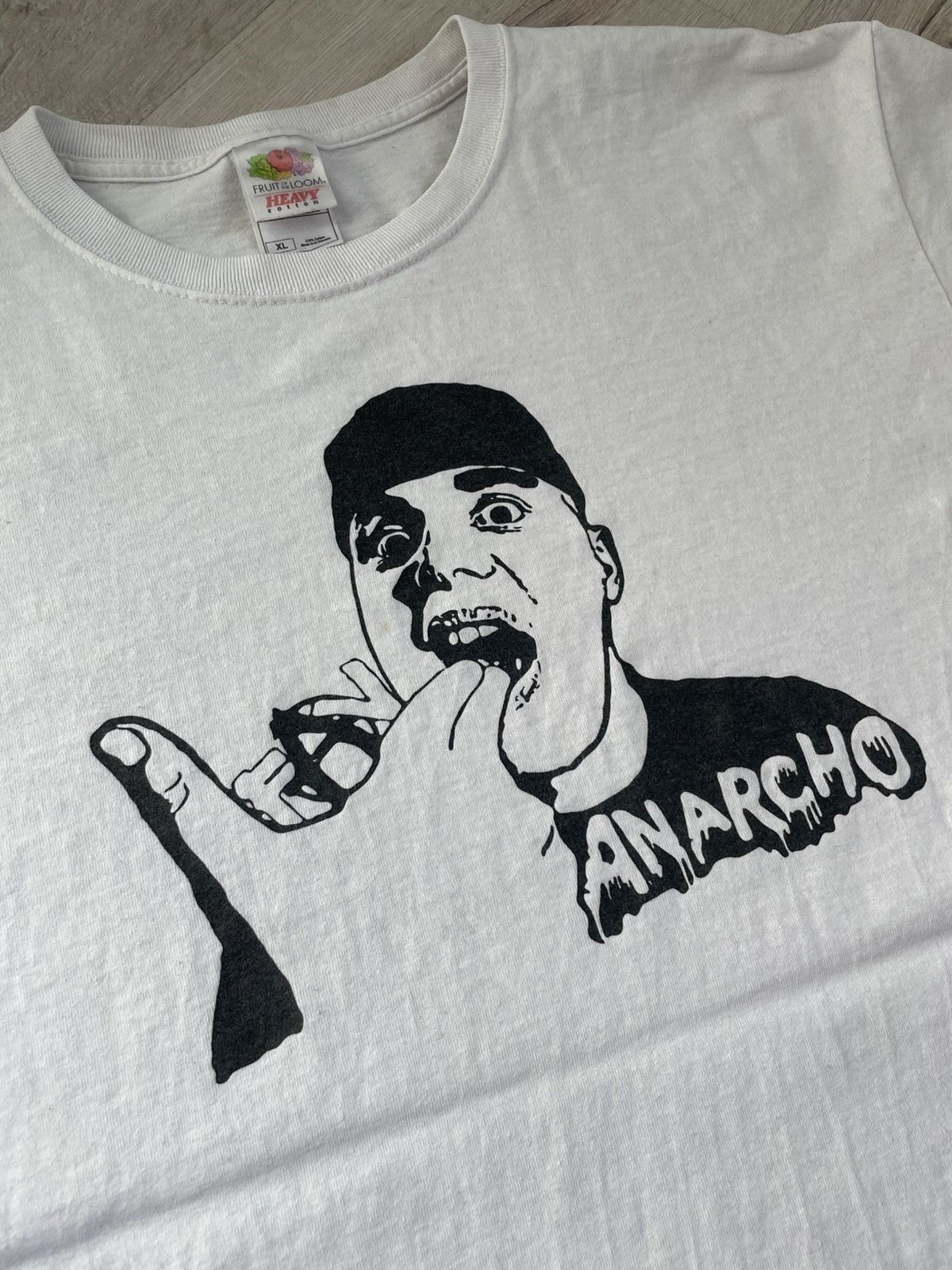 Vintage Vintage Humor Anarcho Fav Y2k T-shirt Crazy Face Art Size US XL / EU 56 / 4 - 5 Thumbnail