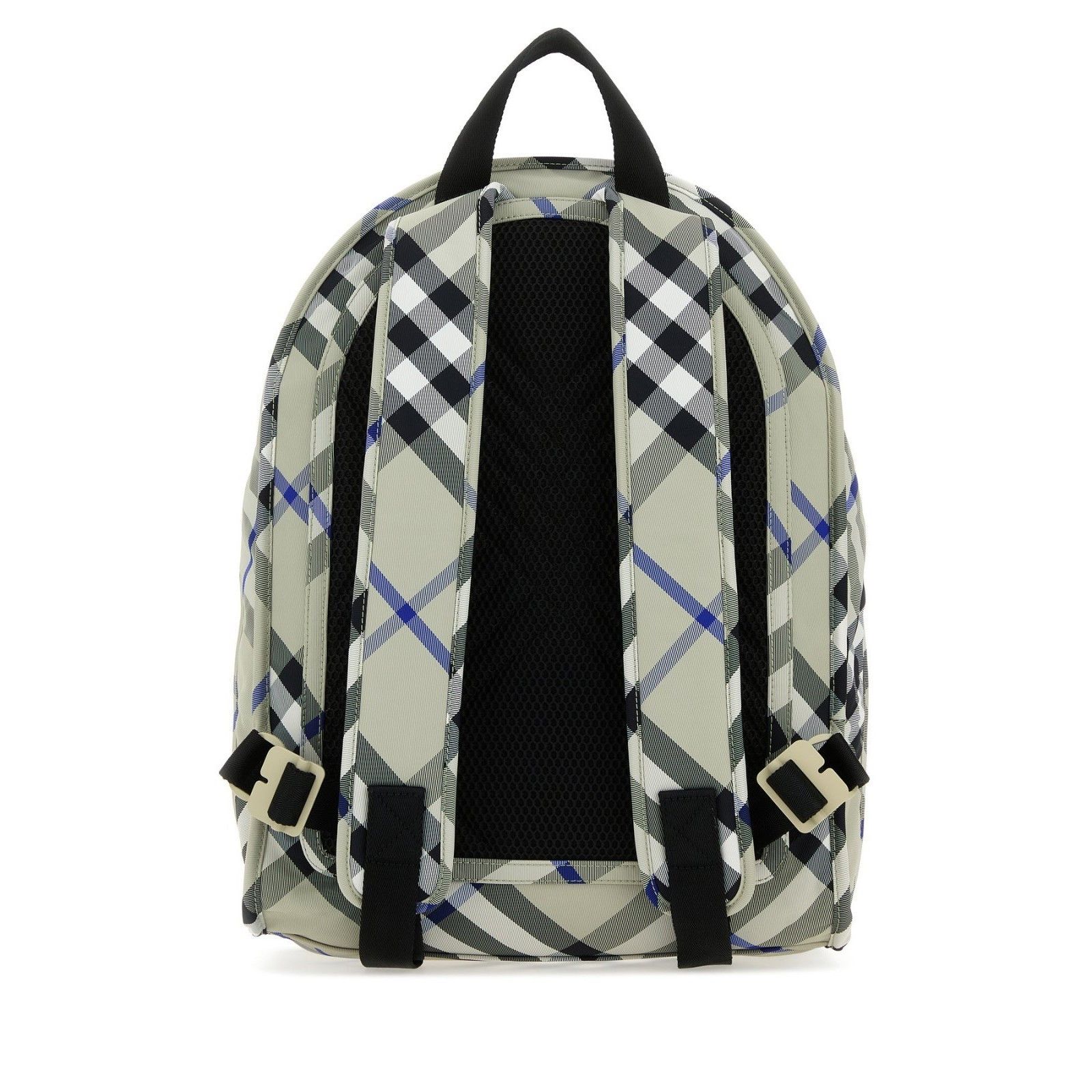 Burberry BURBERRY Shield Check Beige Nylon Backpack New And Authentic Size ONE SIZE - 3 Thumbnail