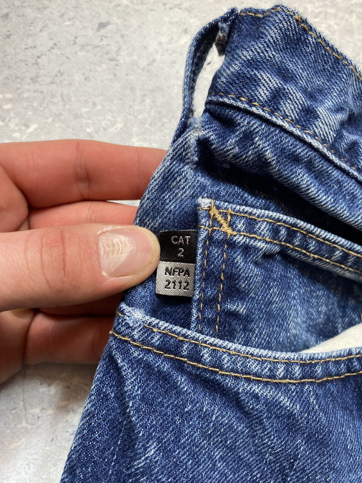 Carhartt Carhartt Jeans Men's 32x30 Blue Denim FR Flame Resistant ARC Size US 32 / EU 48 - 12 Thumbnail
