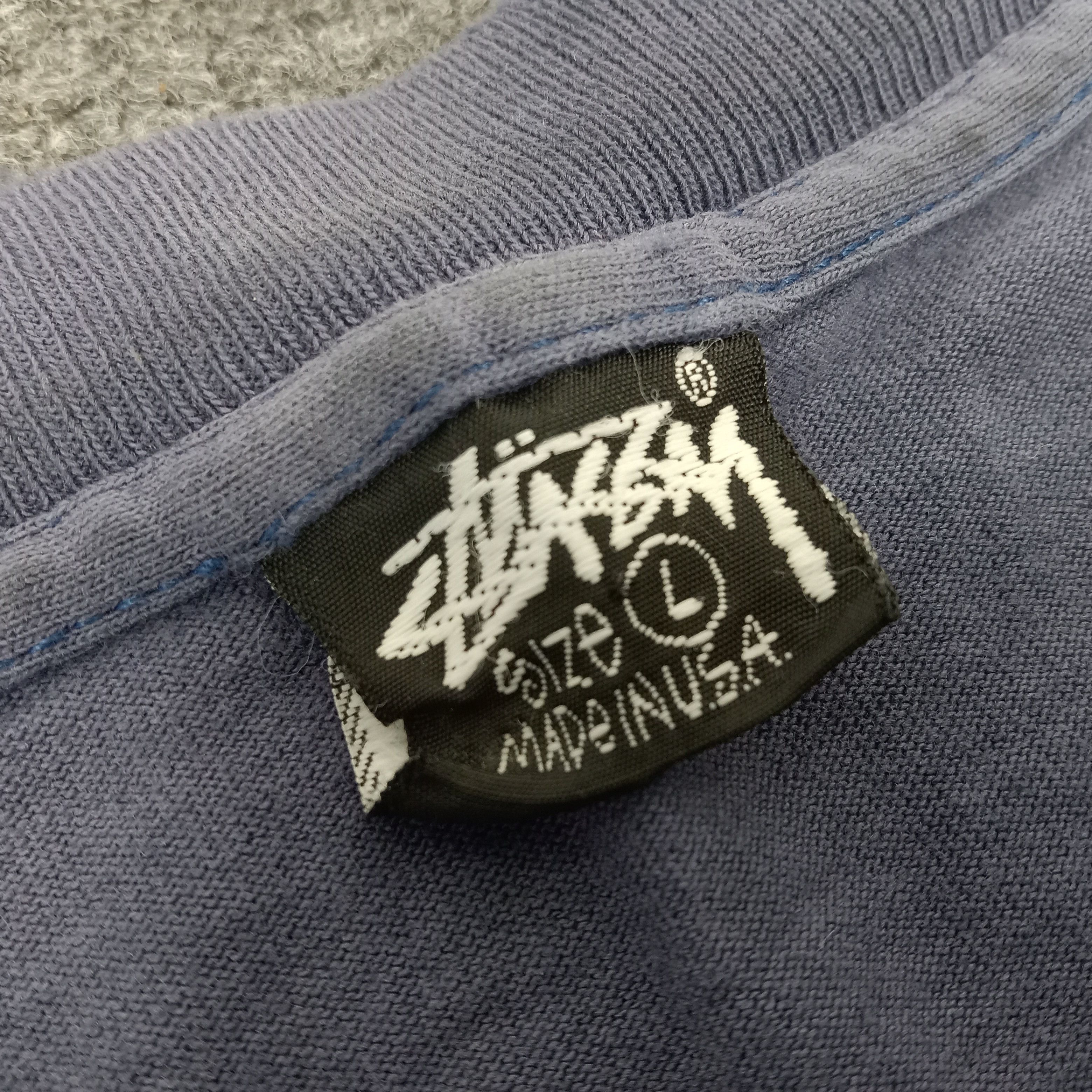 Stussy Vintage 80's Stussy Streeetwear American Style Tshirt Size US L / EU 52-54 / 3 - 4 Thumbnail