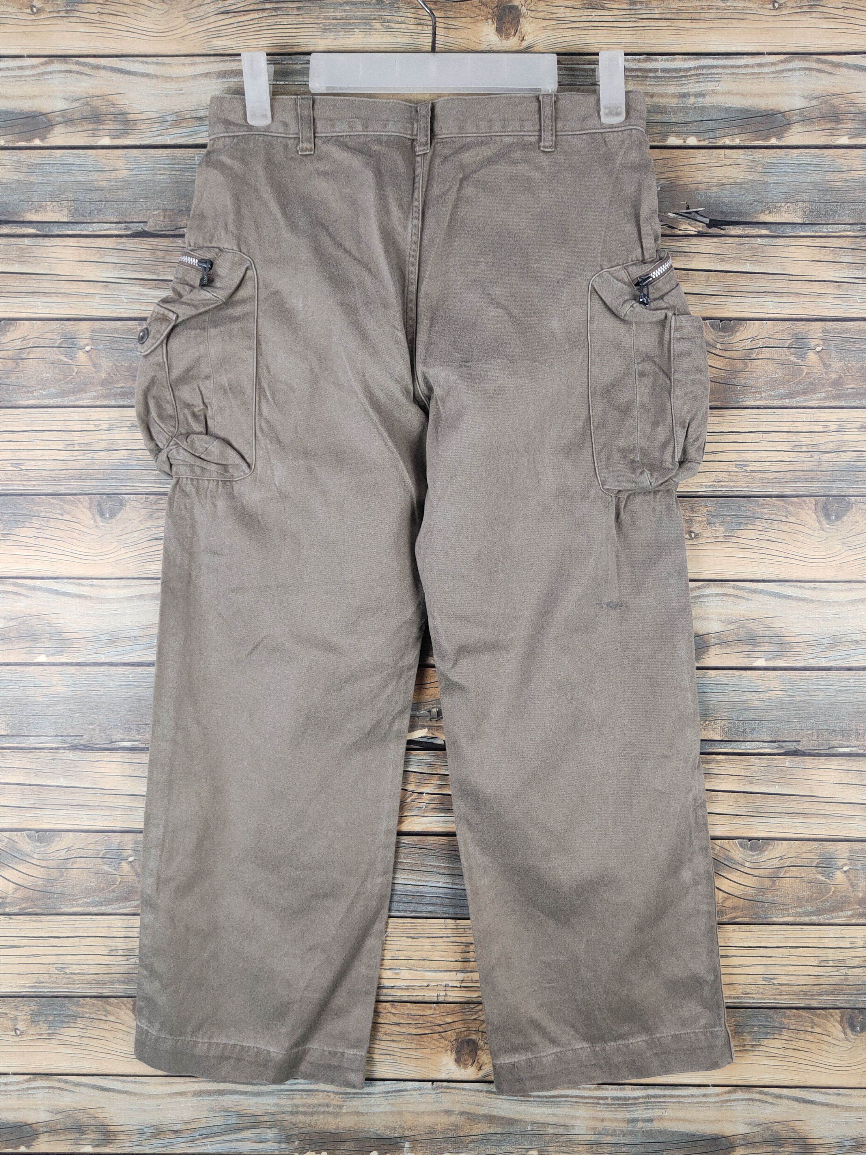 Japanese Brand DL Wallers Beige Multipocket Cargo Pants #2615 Size US 28 / EU 44 - 7 Thumbnail