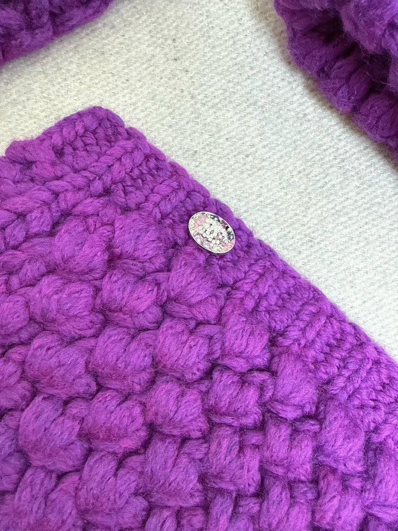 Chanel Chanel 22A Purple Knit Three-Piece Set Size S / US 4 / IT 40 - 4 Thumbnail