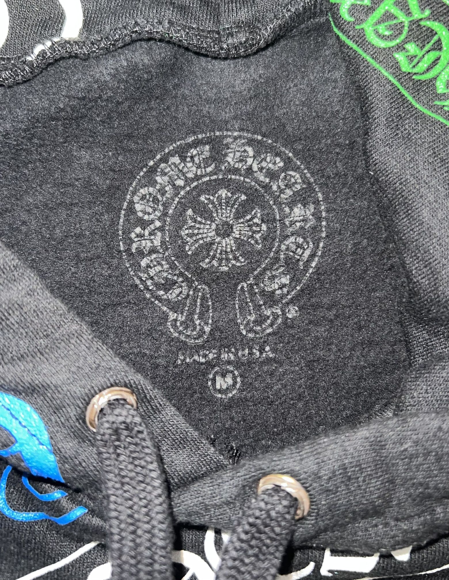 Chrome Hearts Chrome Hearts Stencil Hoodie (Black) Size US M / EU 48-50 / 2 - 3 Thumbnail