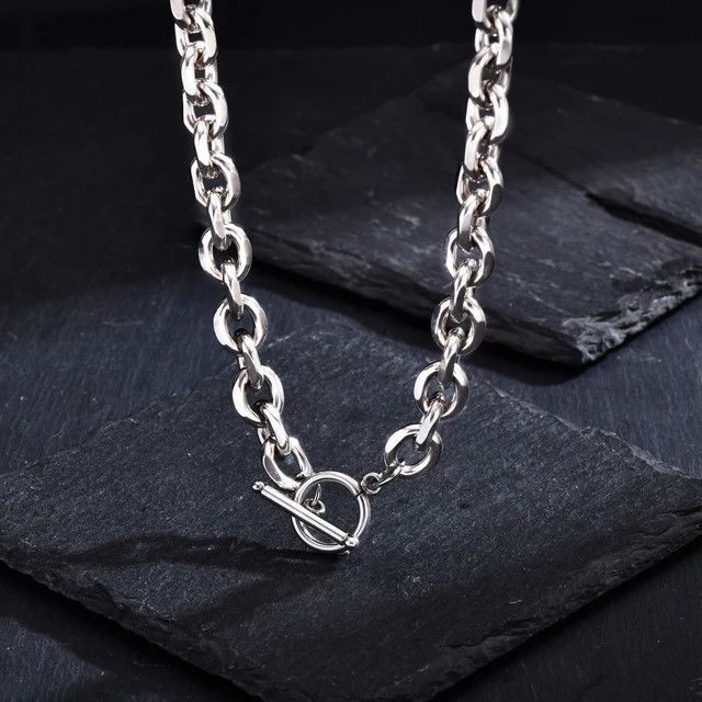 Japanese Brand × Vintage 52cm Chunky Chain Pendant Y2k Gothic Necklaces Size ONE SIZE - 4 Thumbnail