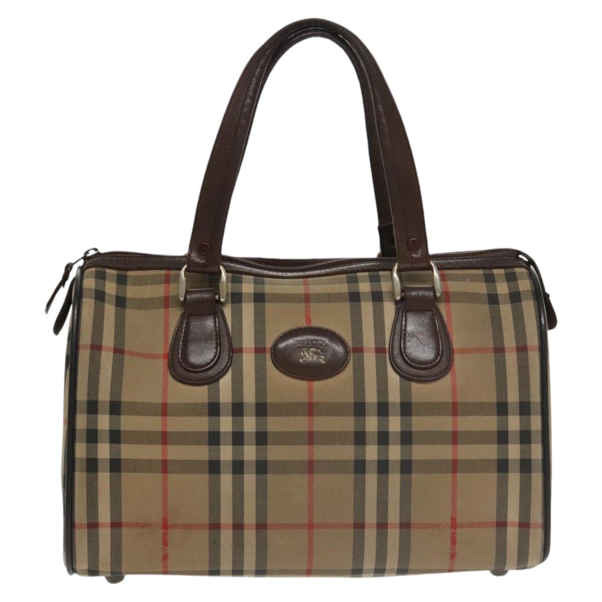 Burberry Nova Check Beige Canvas Travel Bag (Pre-Owned) Size ONE SIZE - 1 Thumbnail