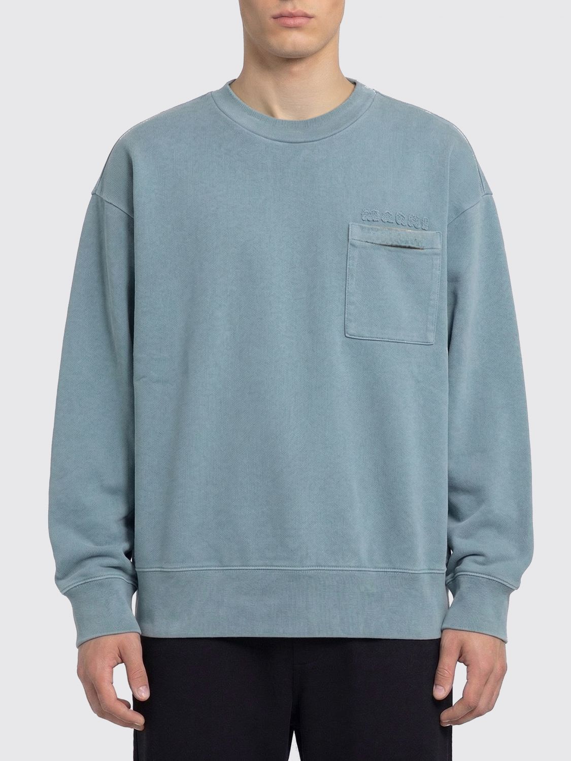 Marni Marni Sweatshirt Men Sky Size US L / EU 52-54 / 3 - 1 Thumbnail
