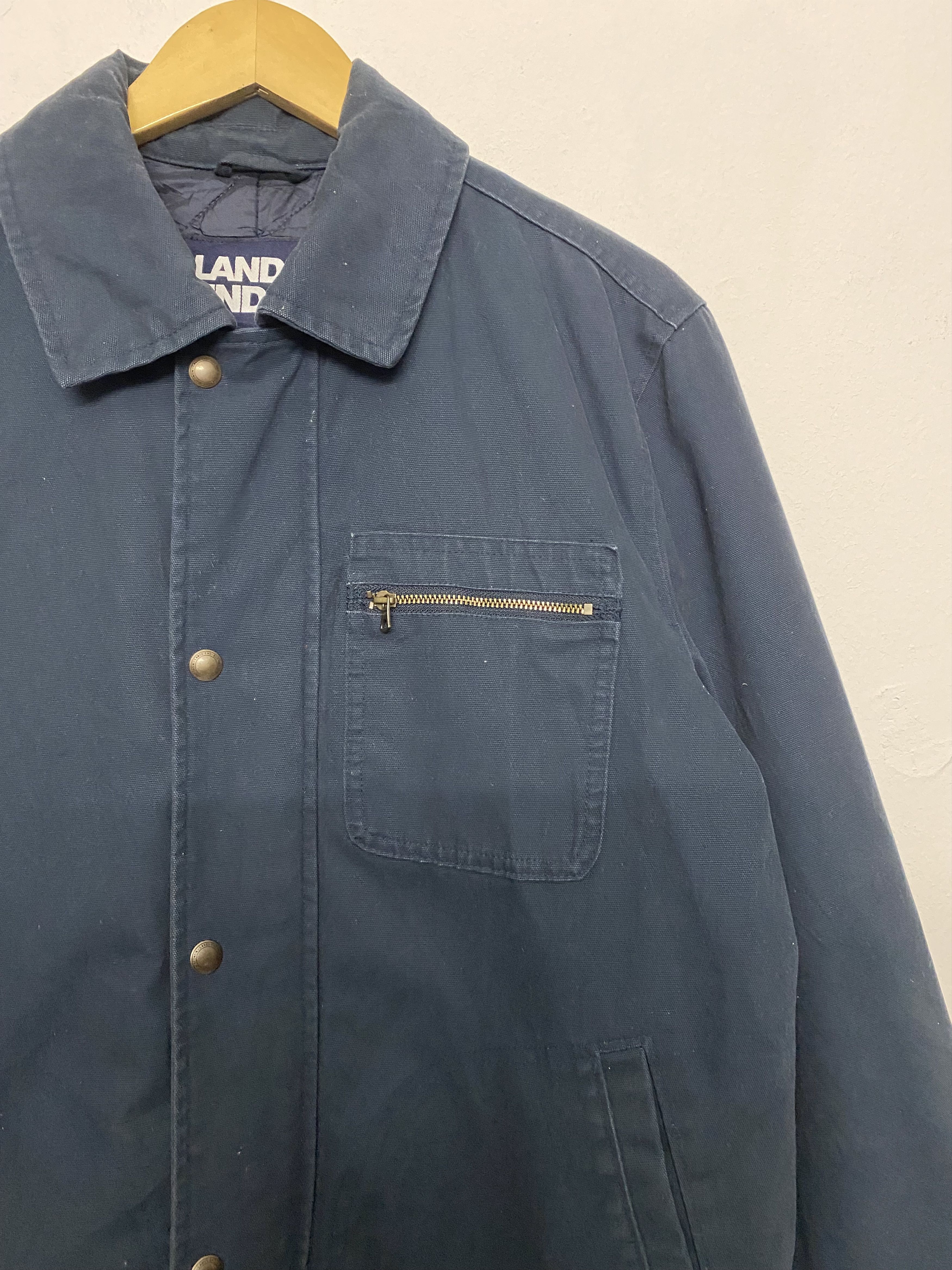 Lands' End Lands' End Navy Canvas Jacket PrimaLoft M Size US M / EU 48-50 / 2 - 7 Thumbnail