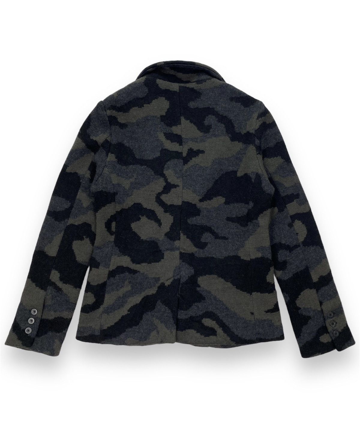 Japanese Brand 03 by Knitt03 14AW Camo Wool Jacket Size US XS / EU 42 / 0 - 2 Thumbnail