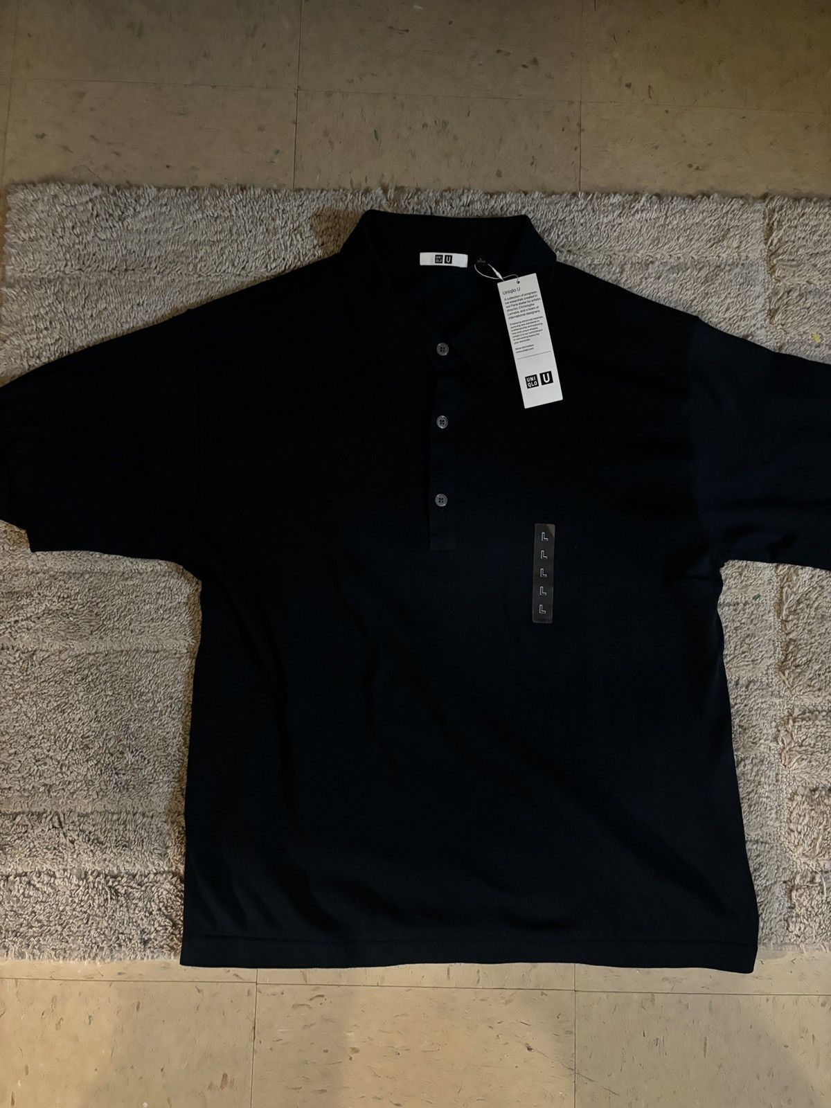 Uniqlo UNIQLO U Knitted Short Sleeve Polo Shirt NWT Size Large Size US L / EU 52-54 / 3 - 2 Thumbnail