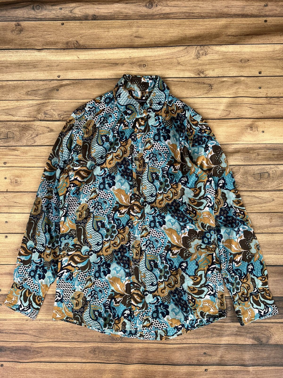 Dolce & Gabbana Dolce and gabbana ornate print cotton Size US L / EU 52-54 / 3 - 1 Thumbnail