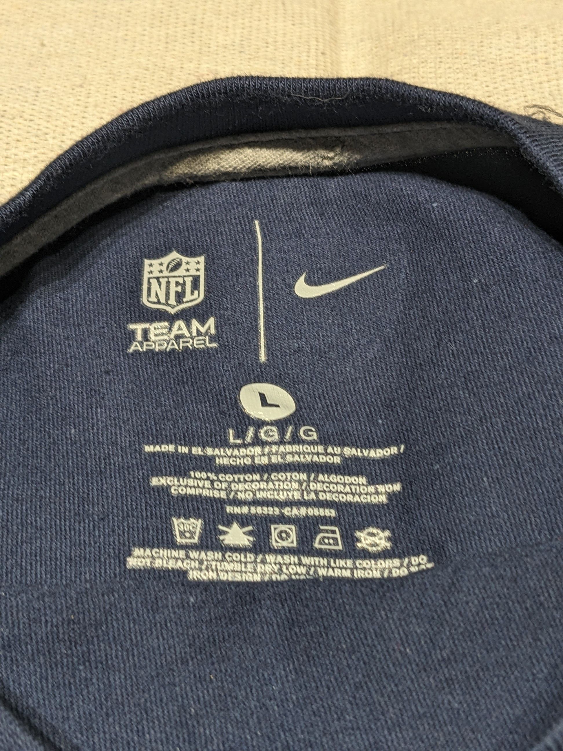 Nike Nike New England Patriots t shirt mens L Size US L / EU 52-54 / 3 - 6 Thumbnail