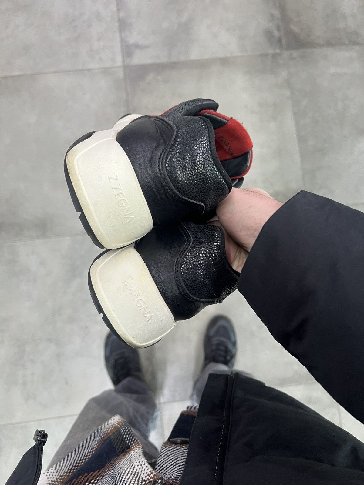 Z Zegna VERY RARE ERMENEGILDO Z ZEGNA ITALIAN DESIGNER SNEAKERS Y2K Size US 10 / EU 43 - 9 Thumbnail