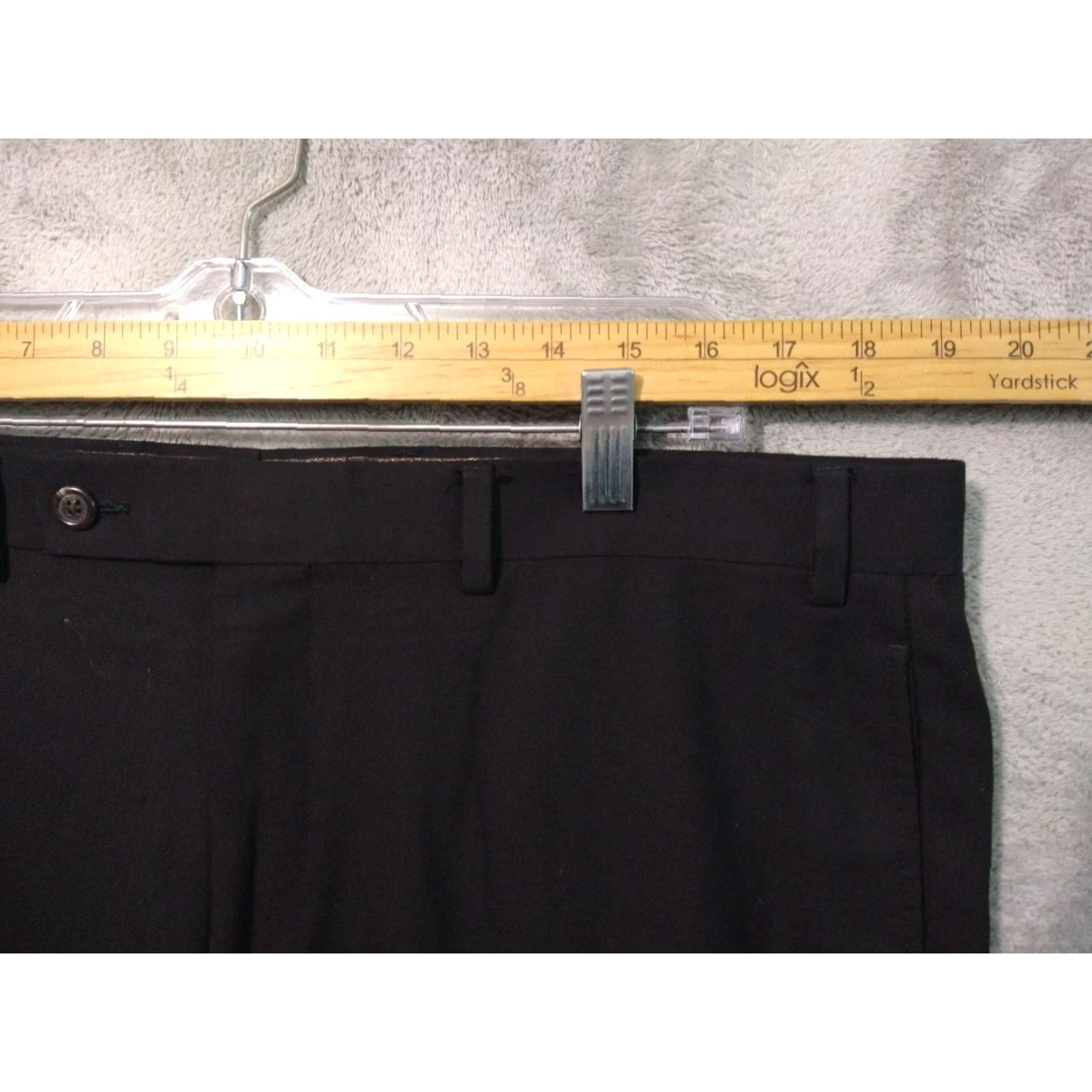 Ralph Lauren Ralph Lauren Dress Pants Mens 38x32 Black Flat Front Straight Leg Preppy Dress Pants Mens Black 38x32 Straight Leg Preppy Size US 38 / EU 54 - 3 Thumbnail