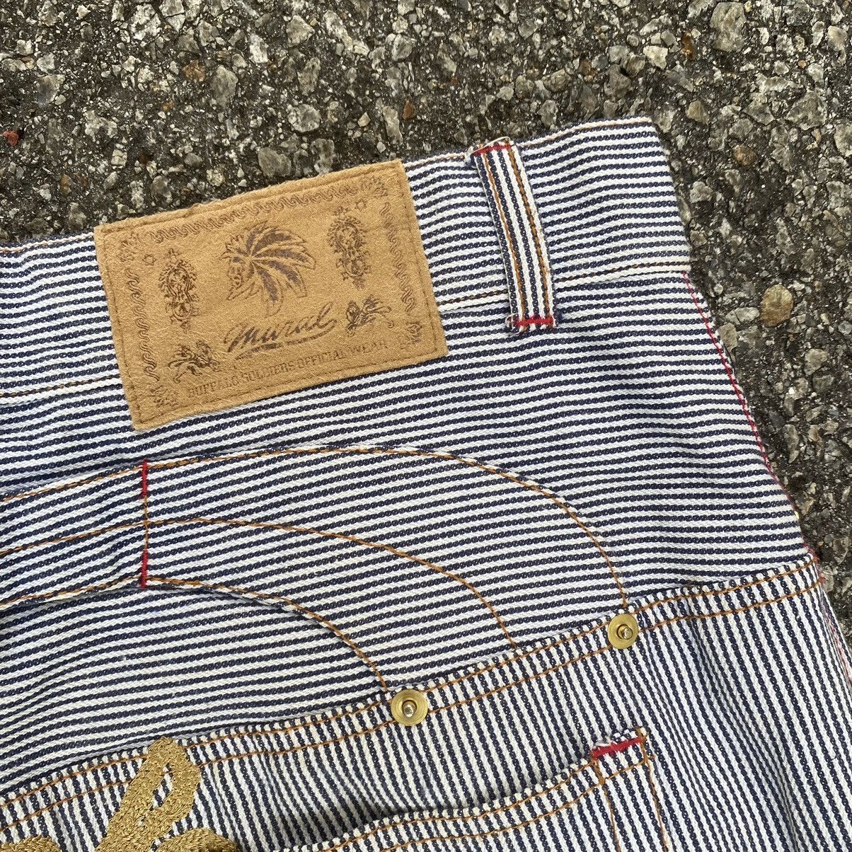 Japanese Brand Mural Buffalo Soldiers Official Wear Hickory Carpenter Pants Size US 31 - 6 Thumbnail