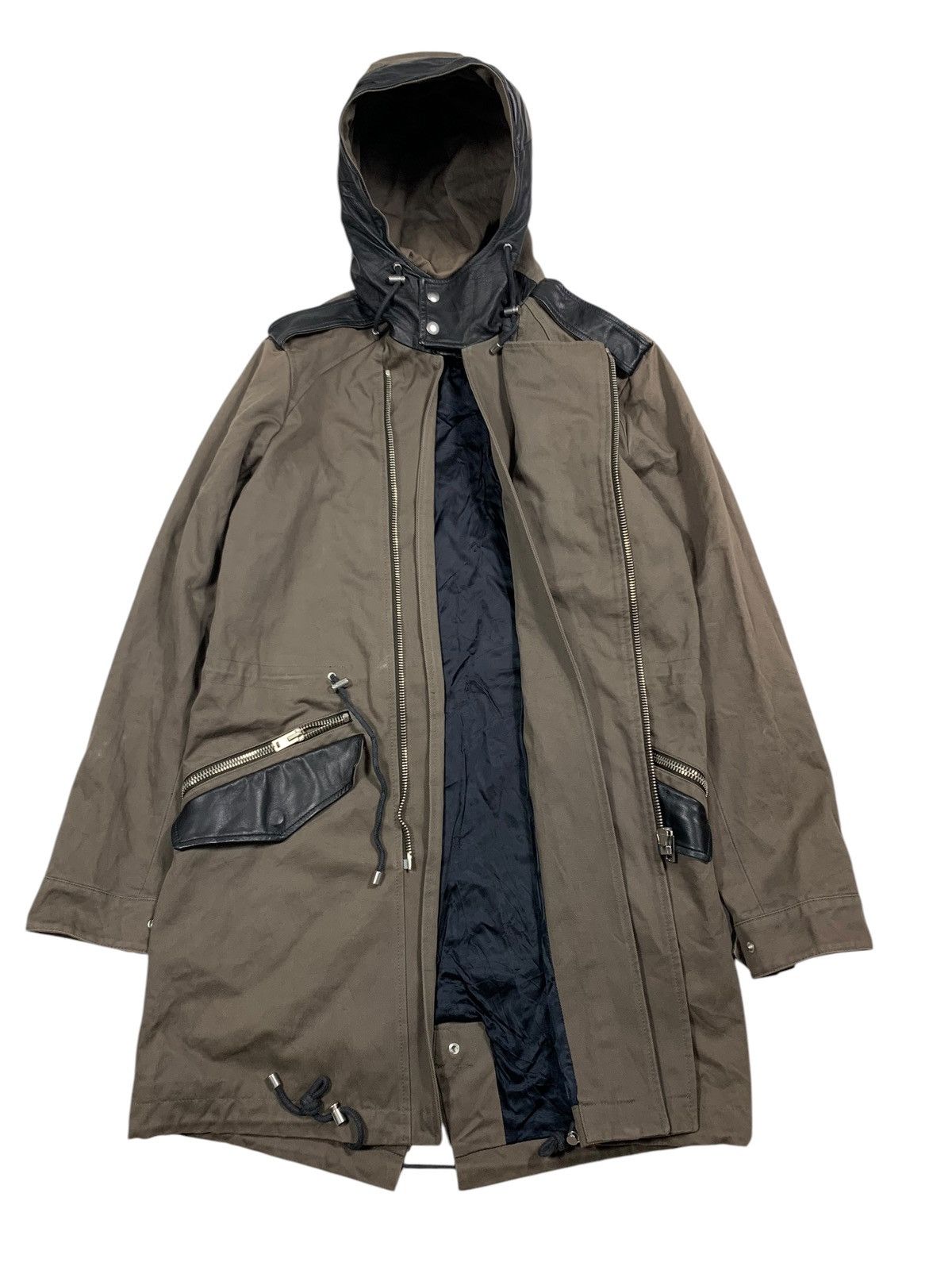 The Kooples ❤️‍🔥GRAIL❤️‍🔥 The Kooples Apocalypse Minimal Hybird Hoodie parka Size US M / EU 48-50 / 2 - 2 Thumbnail
