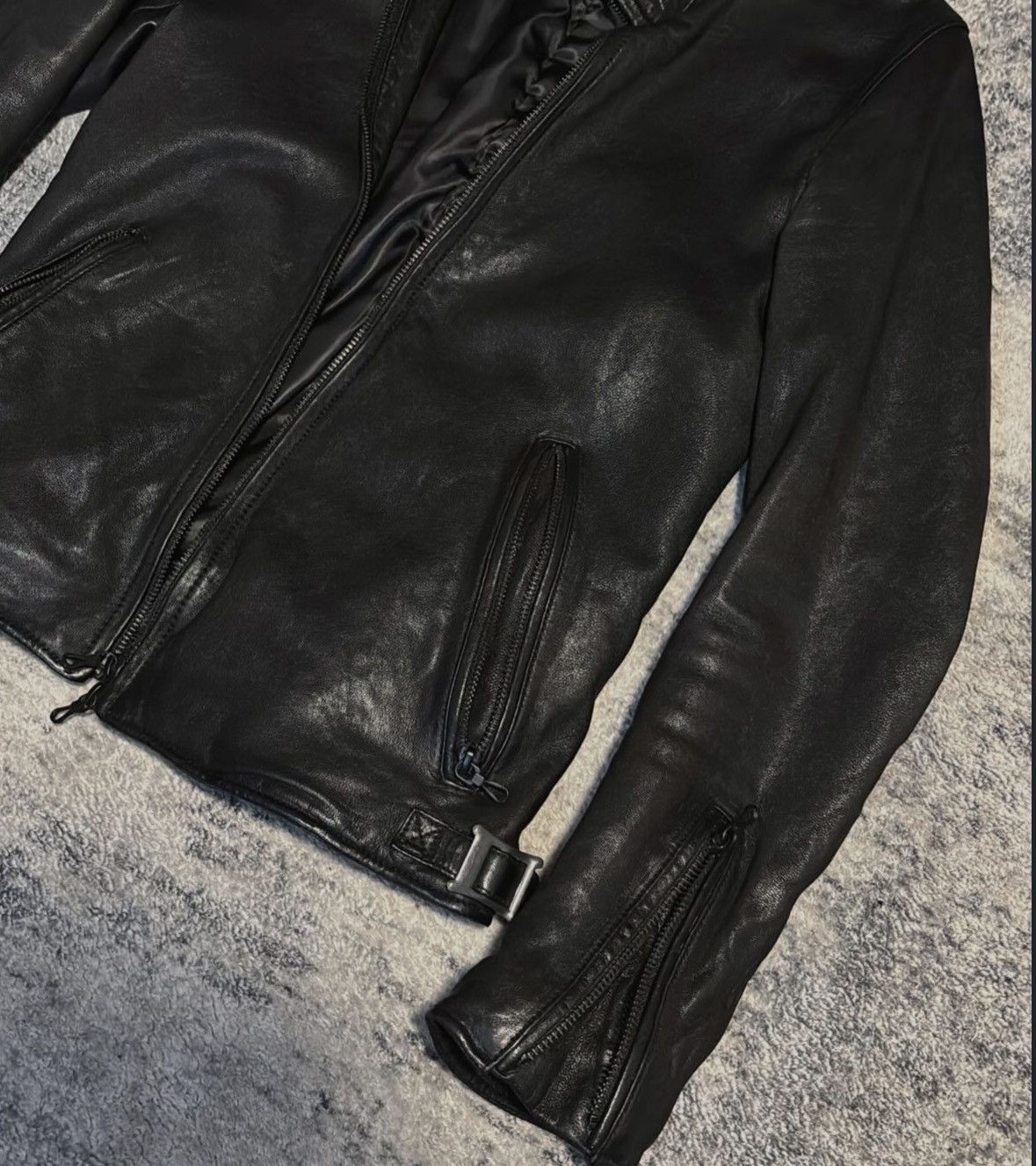 If Six Was Nine Nano Universe Japanese Leather Jacket Size US S / EU 44-46 / 1 - 4 Thumbnail