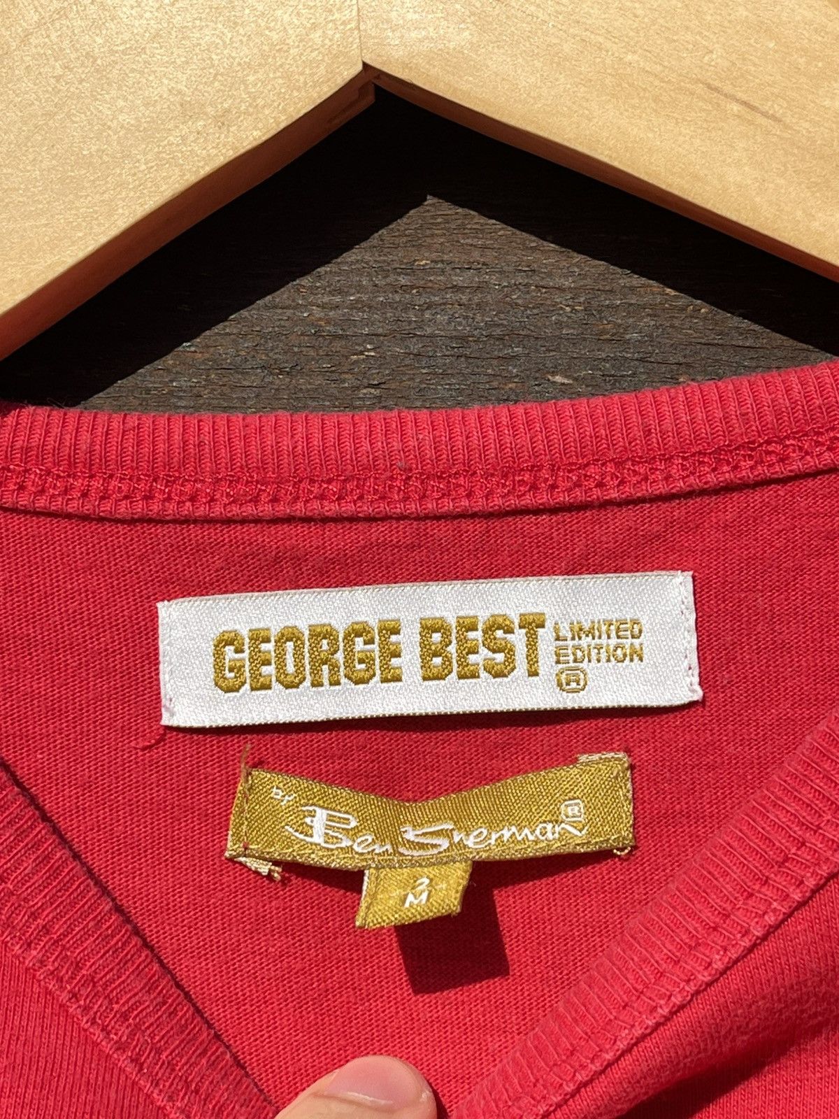 Ben Sherman Ben Sherman George Best Red t-shirt tee Size US M / EU 48-50 / 2 - 8 Thumbnail