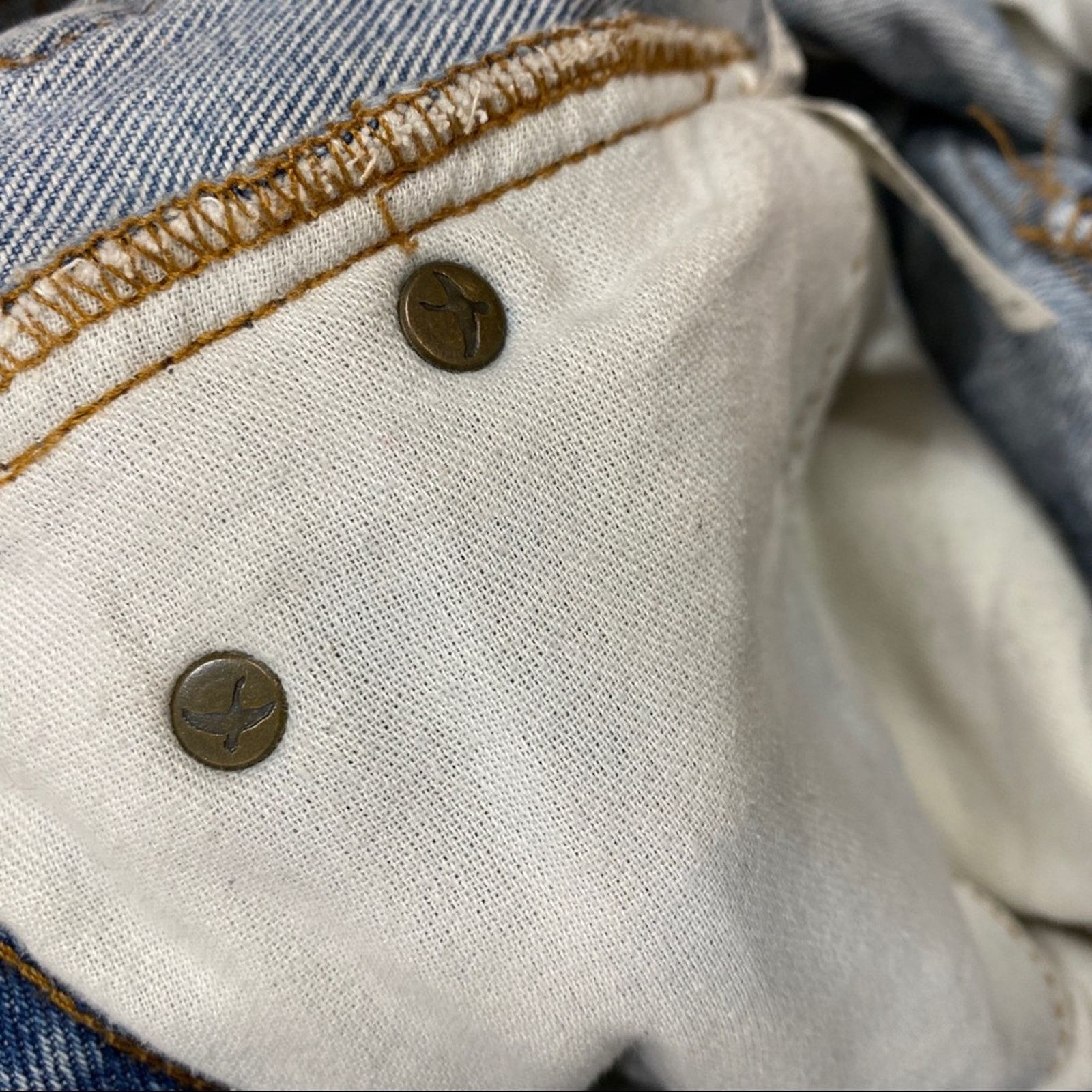 Eddie Bauer × Vintage Eddie Bauer Jeans Classic Vintage Straight Leg Cotton Denim Size US 34 / EU 50 - 10 Thumbnail