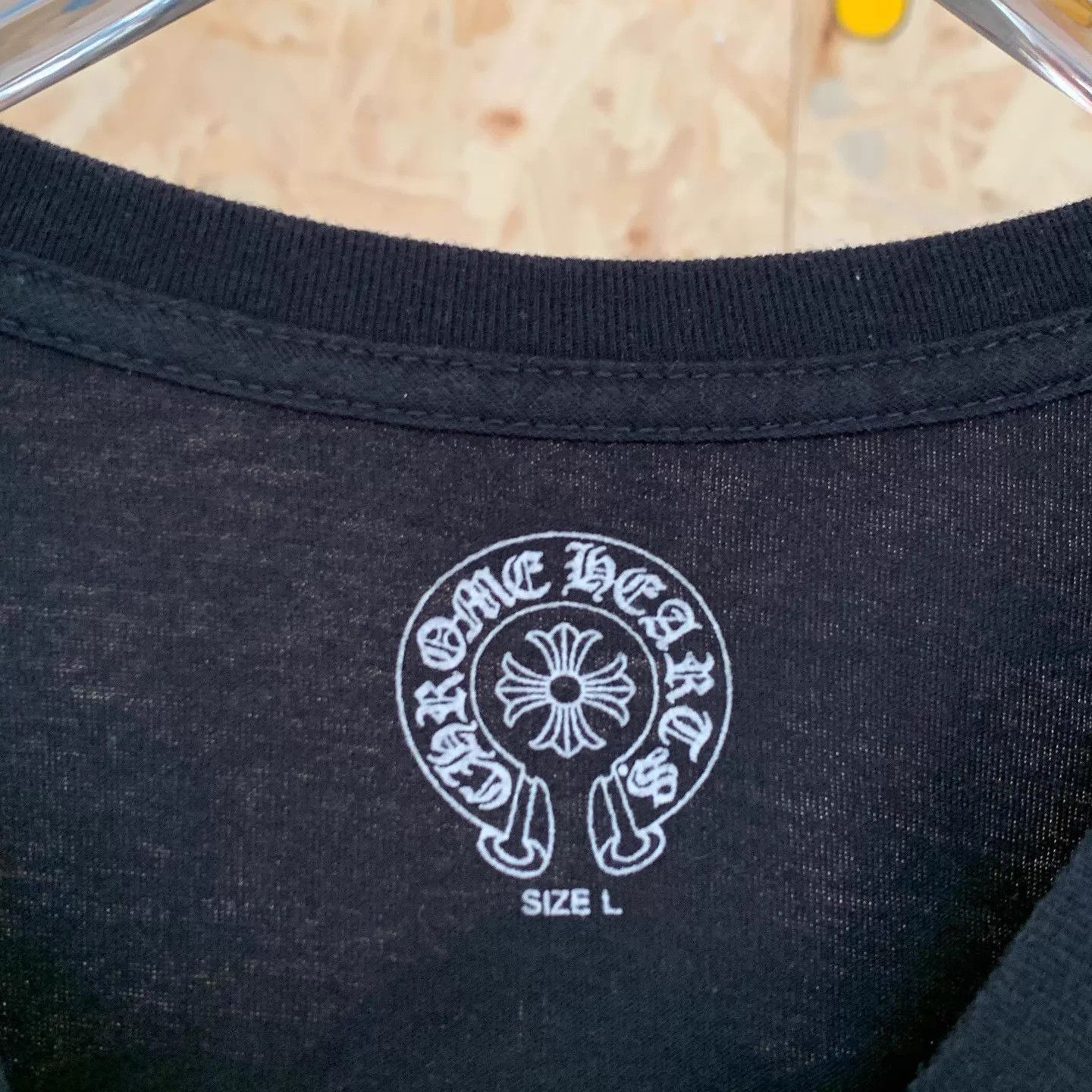 Chrome Hearts Chrome Hearts Vintage Black Big Cross SS Tee L Size L / US 10 / IT 46 - 2 Thumbnail
