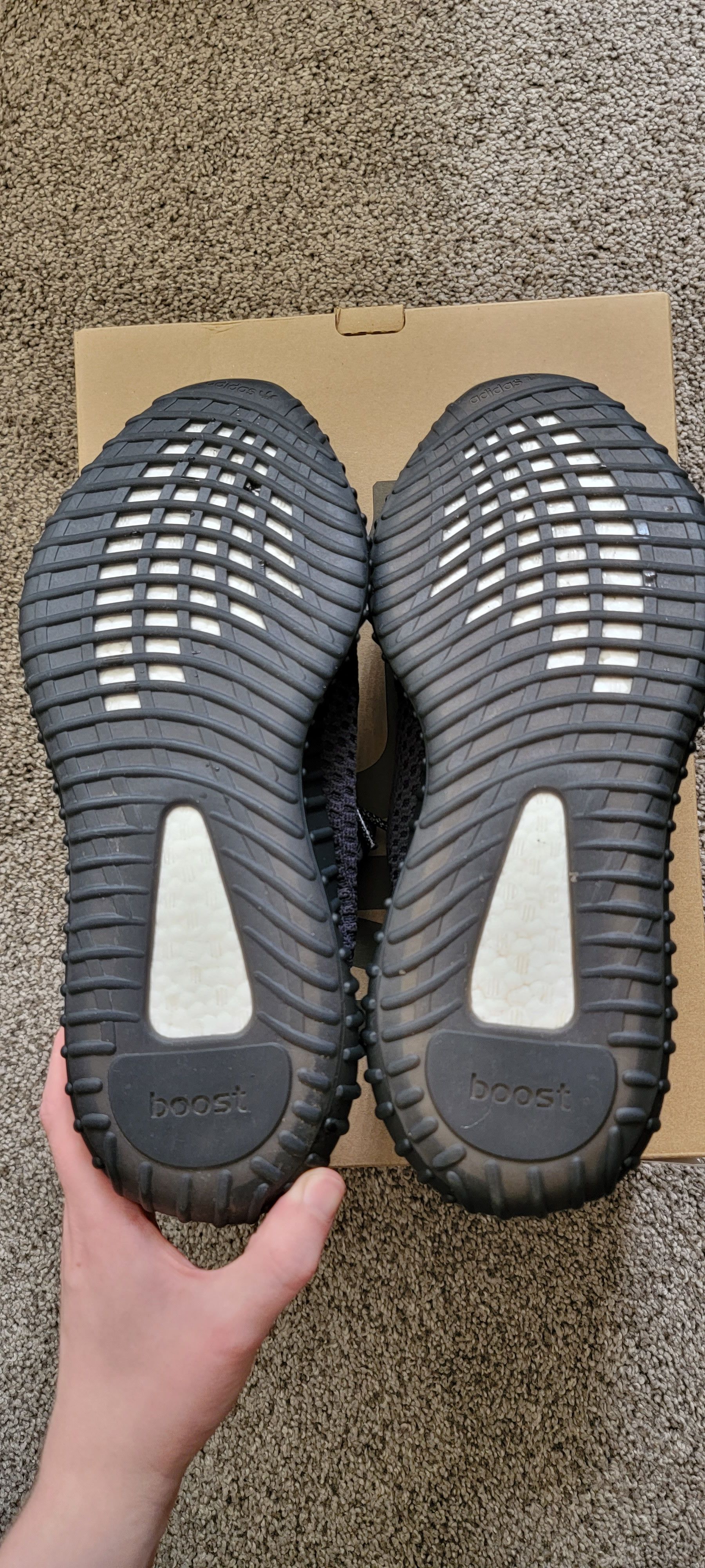 Yeezy 350v2 black non reflective