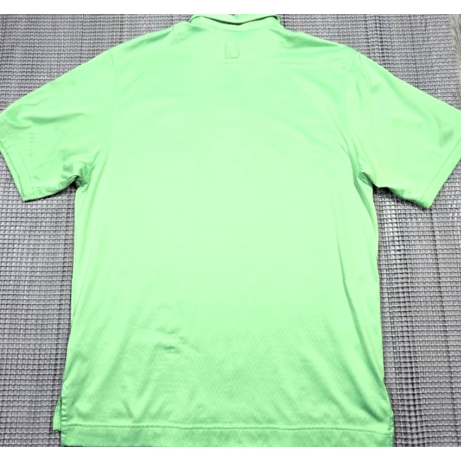 Footjoy FootJoy Men’s M Short Sleeve Green Argyle Performance Golf Polo Shirt Size US M / EU 48-50 / 2 - 7 Thumbnail