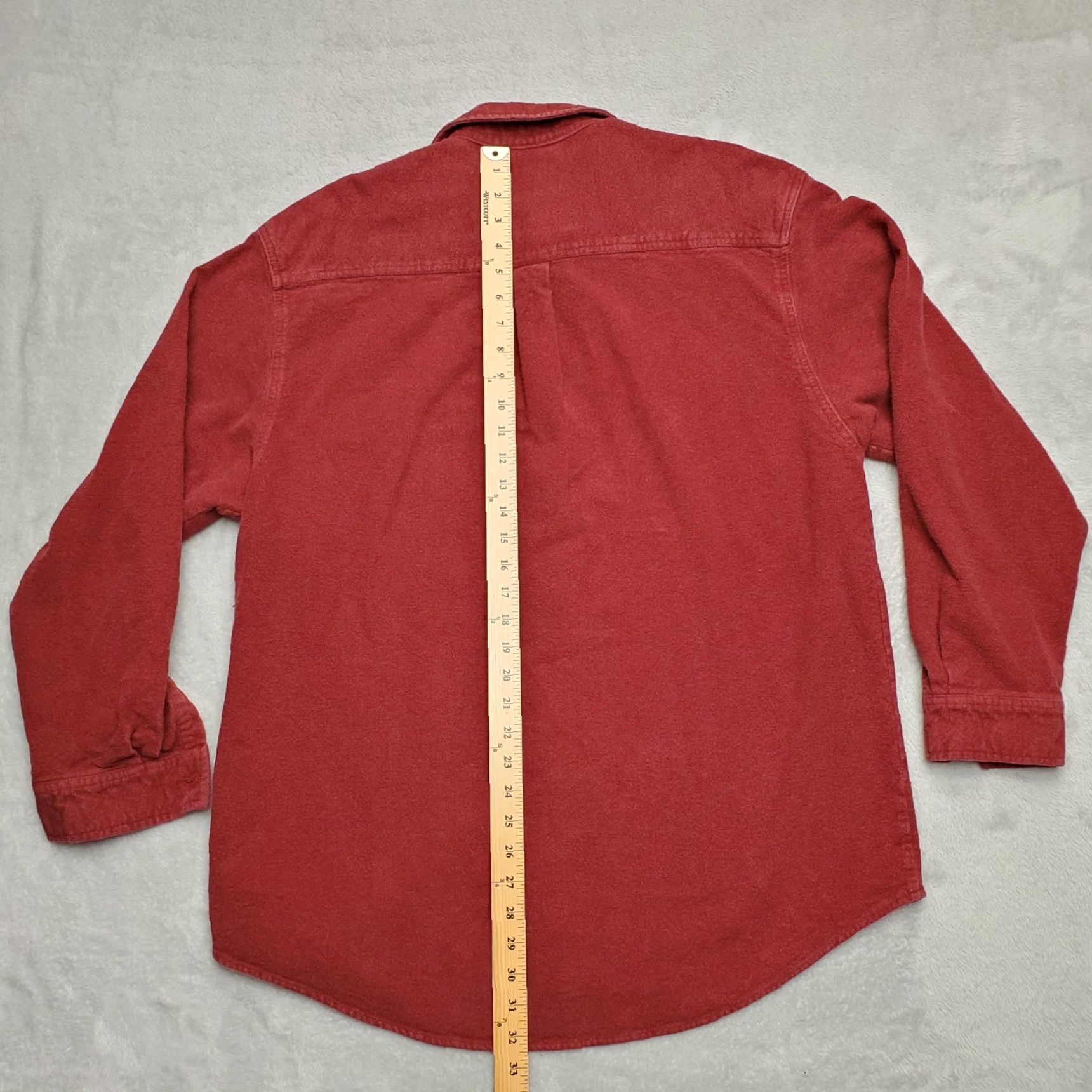 Vintage Stillwater Chamois Shirt Men XL Red Long Sleeve Outdoor Flannel Camping Size US XL / EU 56 / 4 - 6 Thumbnail