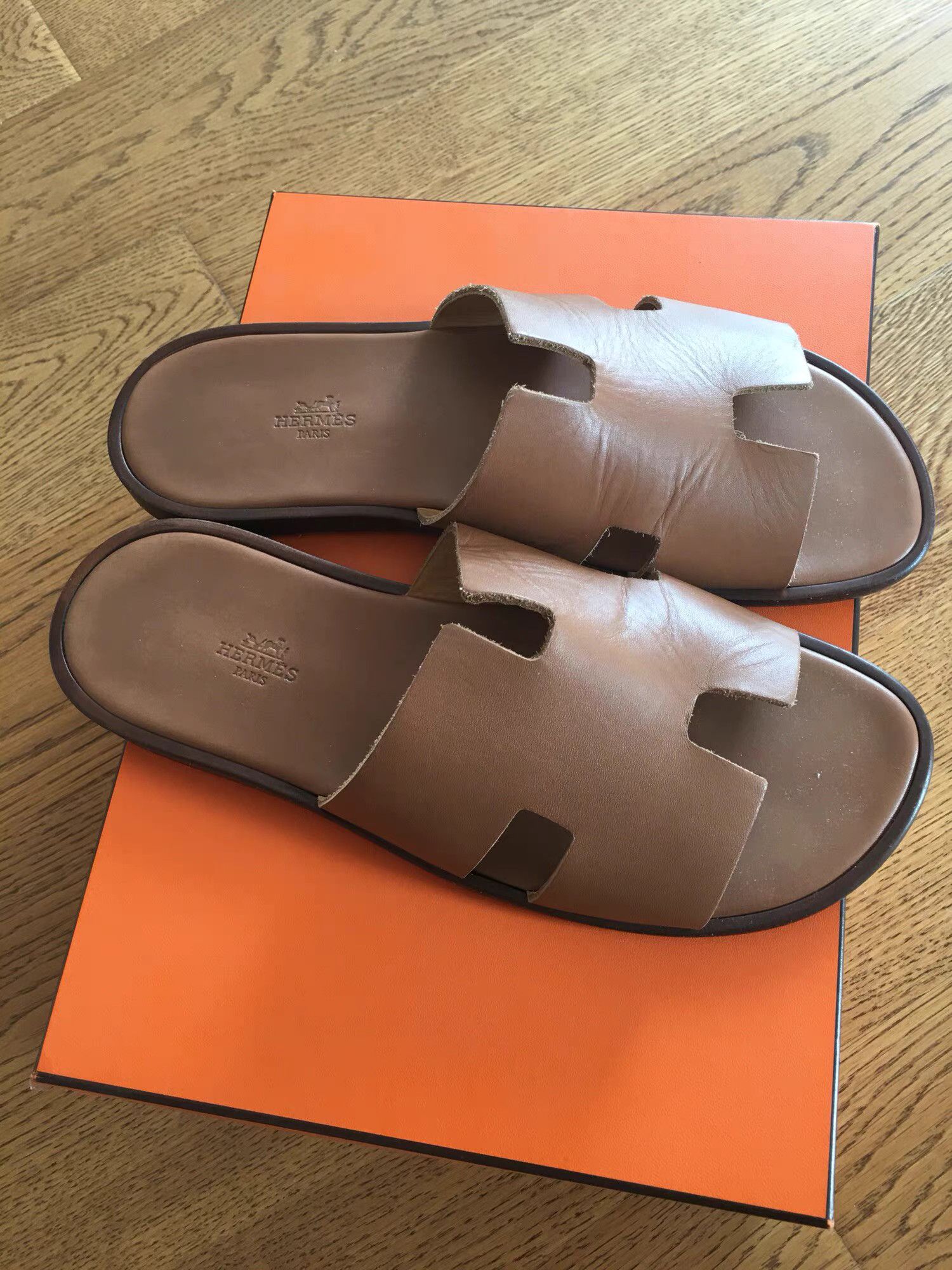 Hermes Hermès Men's Slides K17 Size US 10 / EU 43 - 2 Thumbnail