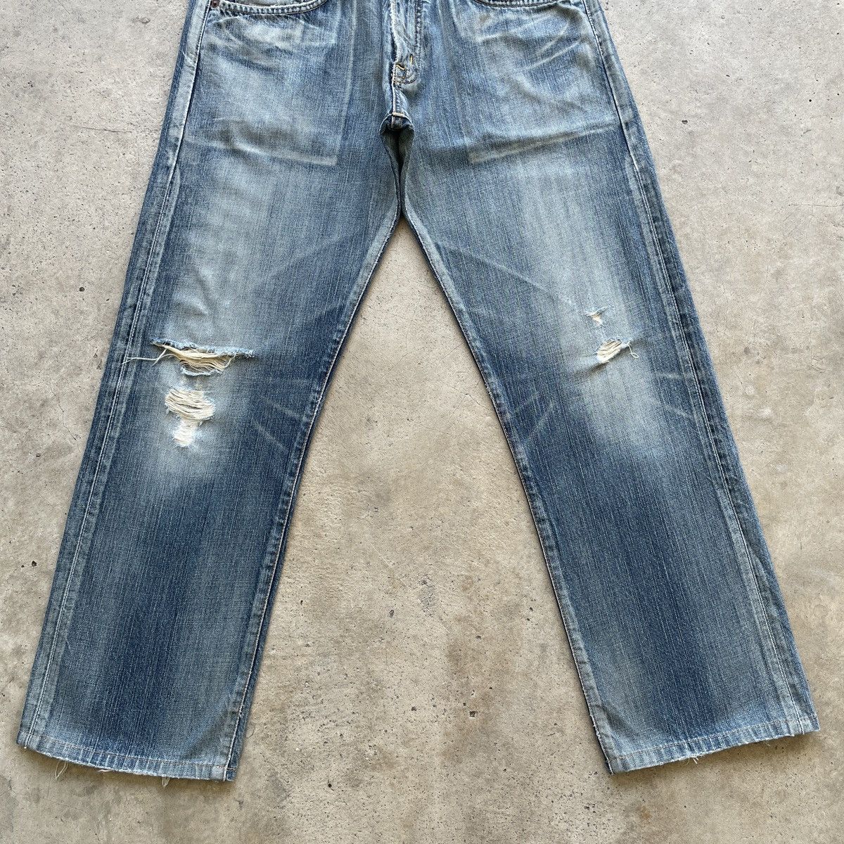 Edwin Distressed💥 Edwin 504 Japan Denim Jeans Pants Faded W30x29 Size US 30 / EU 46 - 4 Thumbnail