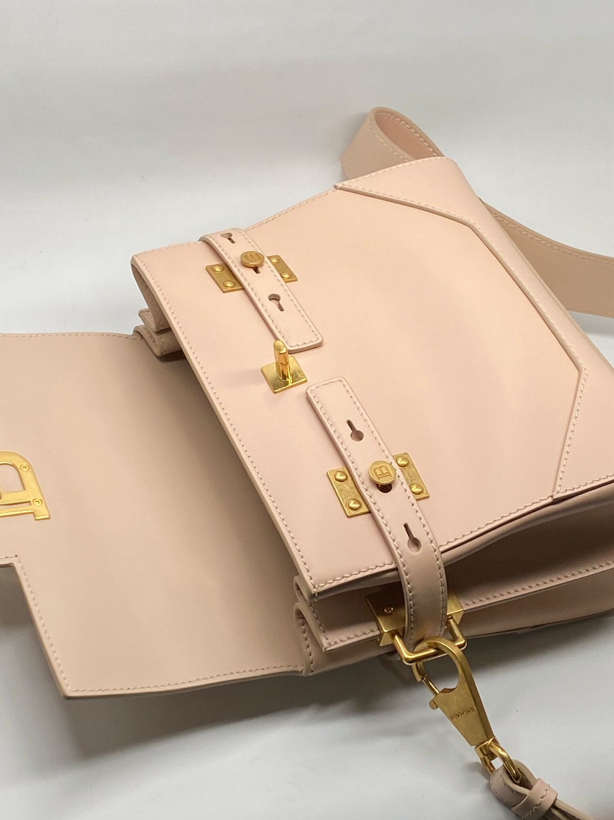 Balmain Balmain BBuzz 23 Top-Handle Bag in Leather Size ONE SIZE - 11 Thumbnail