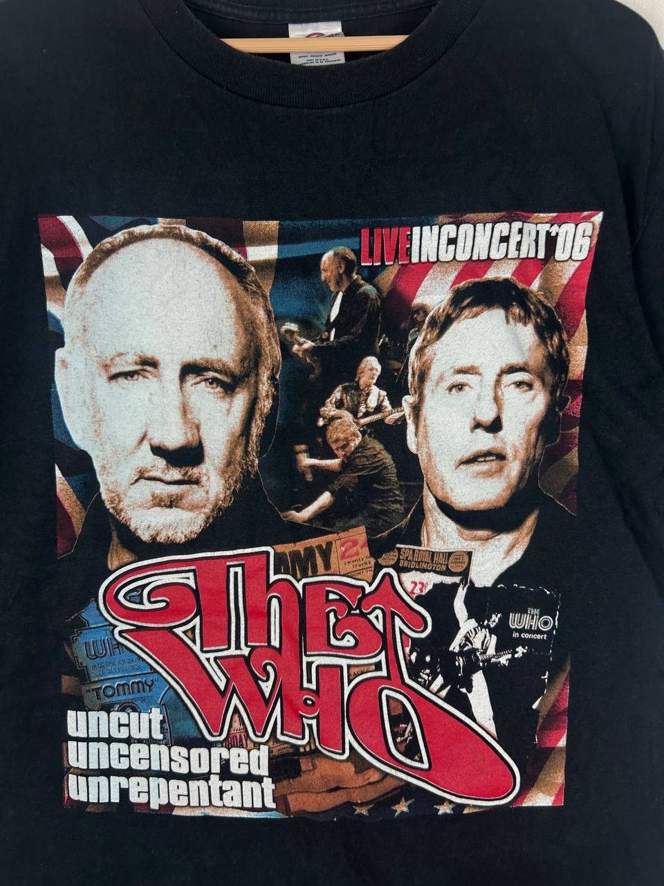 Band Tees × Vintage Vintage Y2K The Who Concert Tee – Pete Townshend & Roger Size US L / EU 52-54 / 3 - 4 Thumbnail