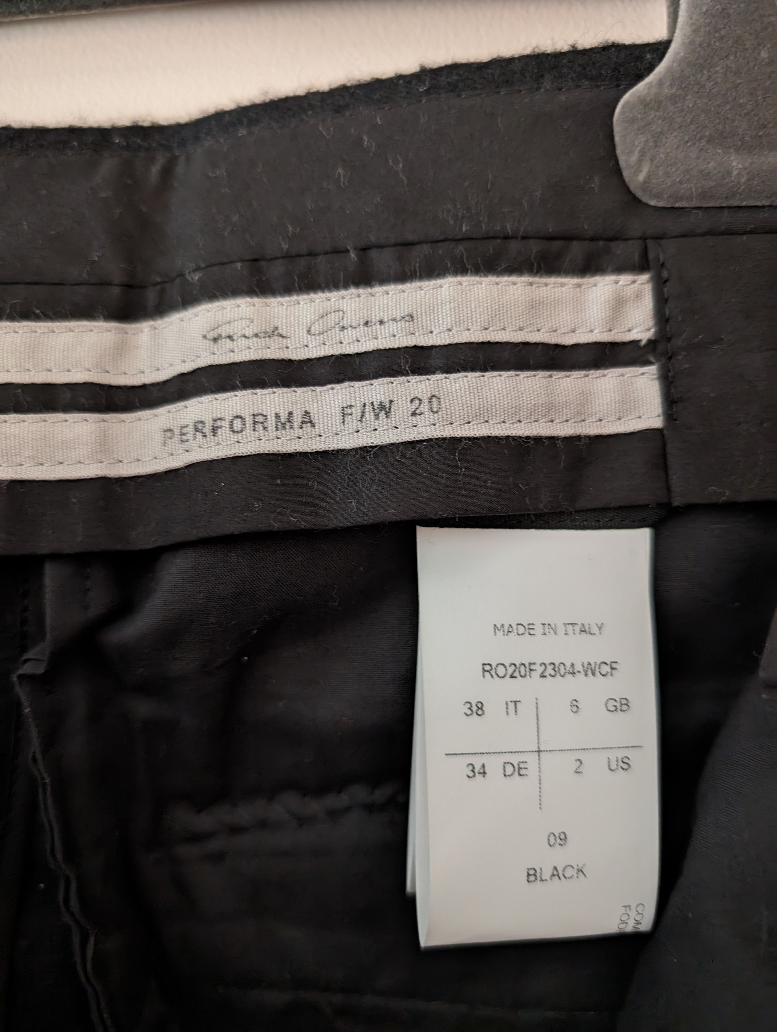 Rick Owens FW20 Sample Austin Trousers Size US 26 / EU 42 - 10 Thumbnail