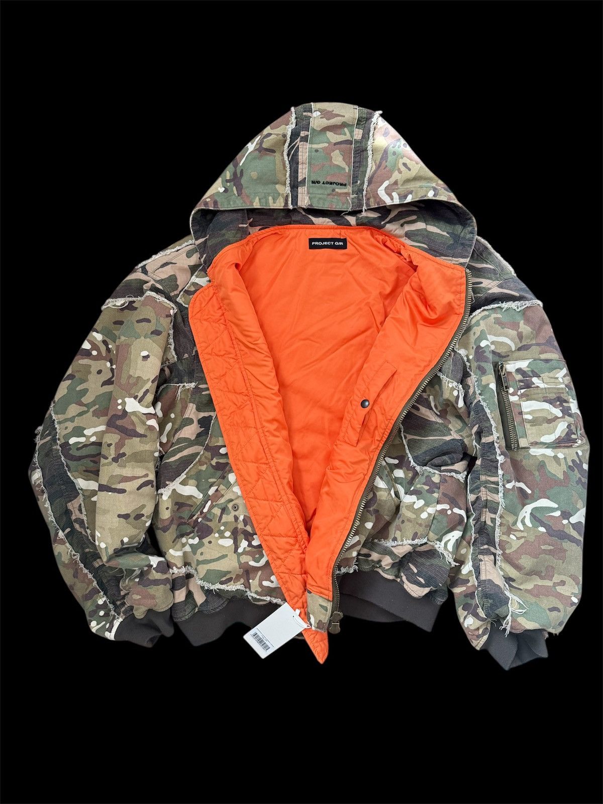 PROJECT G/R Project GR Reworked Hooded Camo Jacket | Grailed